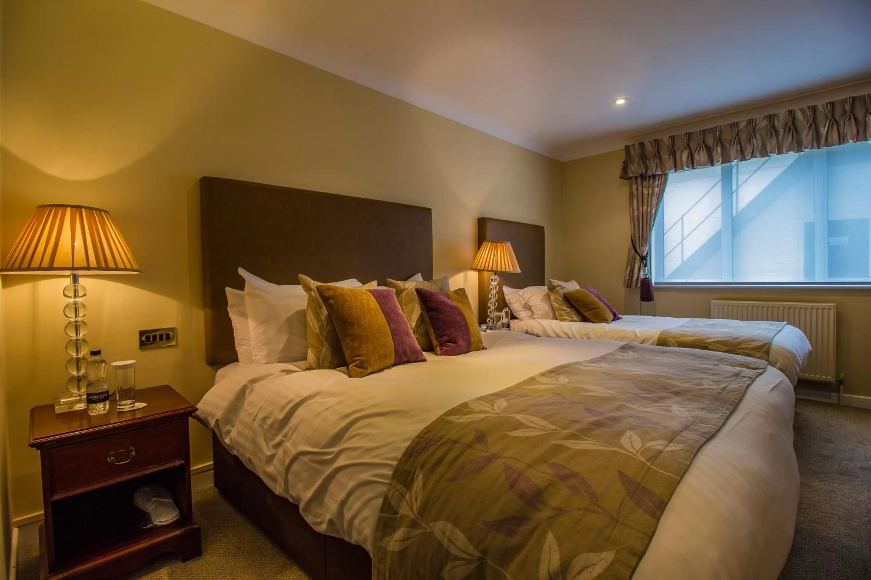 Bedroom, Bed in The Three Swans Hotel, Market Harborough, Leicestershire - The Coaching Inn Group