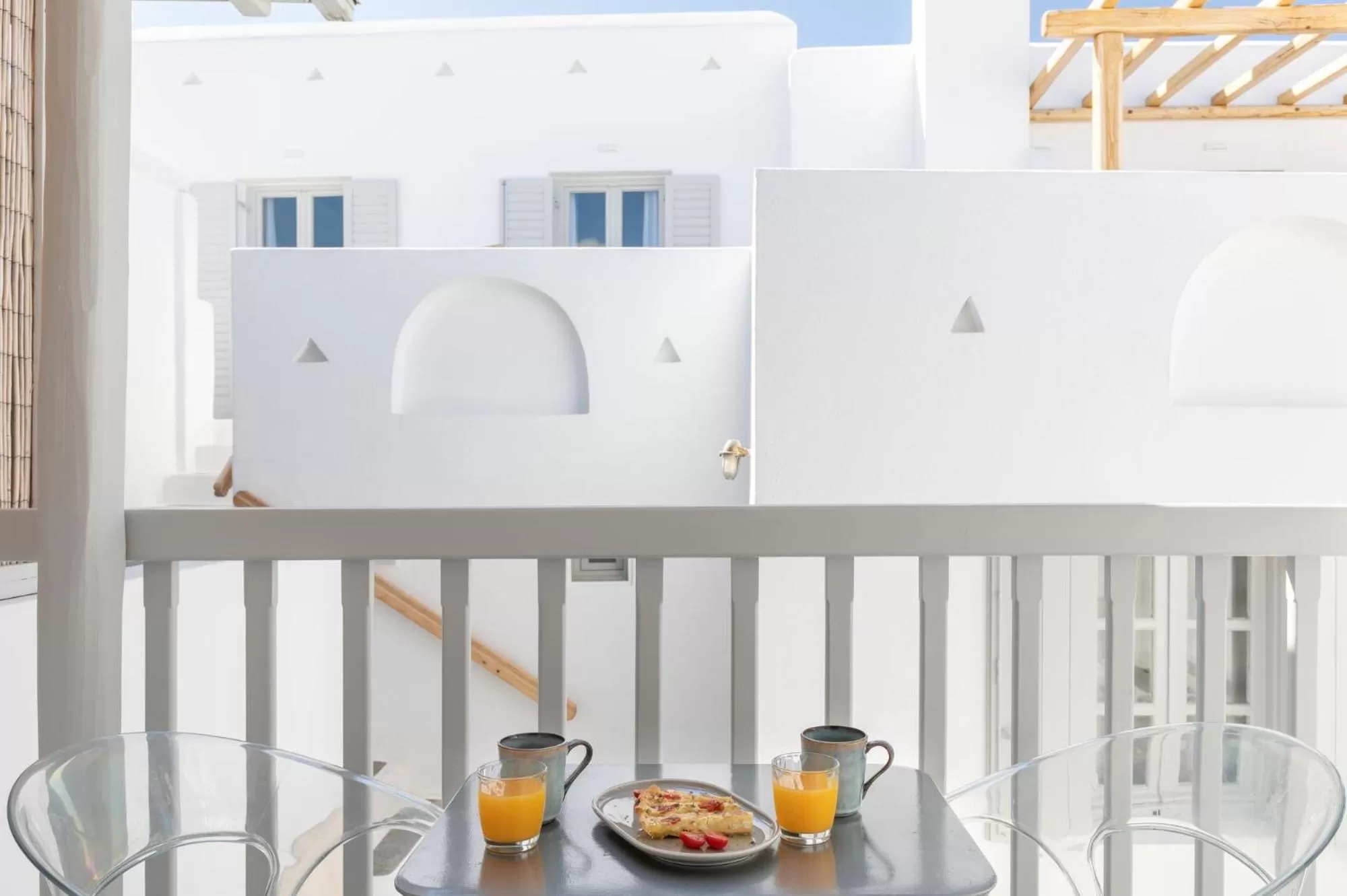 Balcony/Terrace in Elena Hotel Mykonos