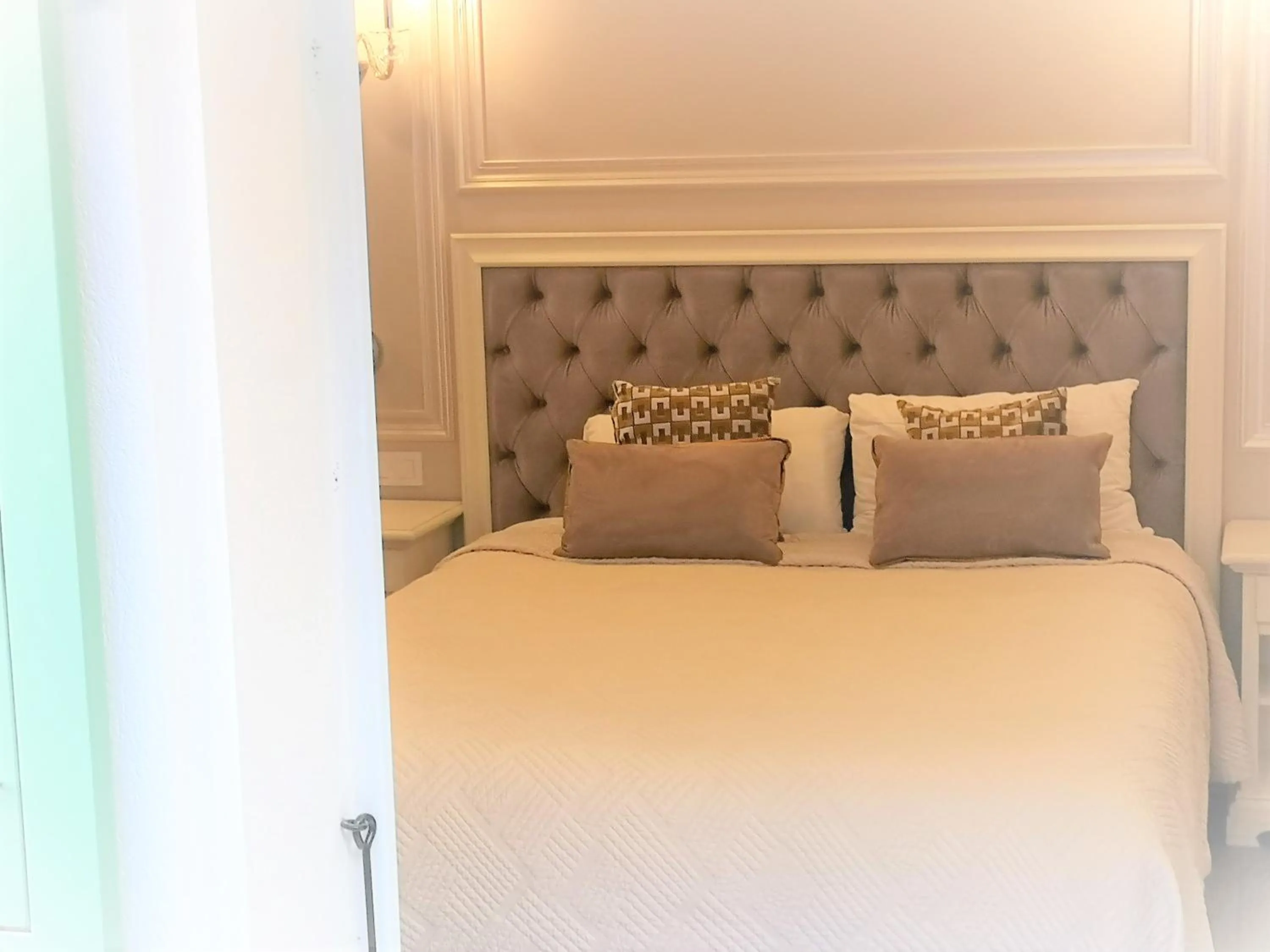 Bed in Hôtel restaurant Oasis