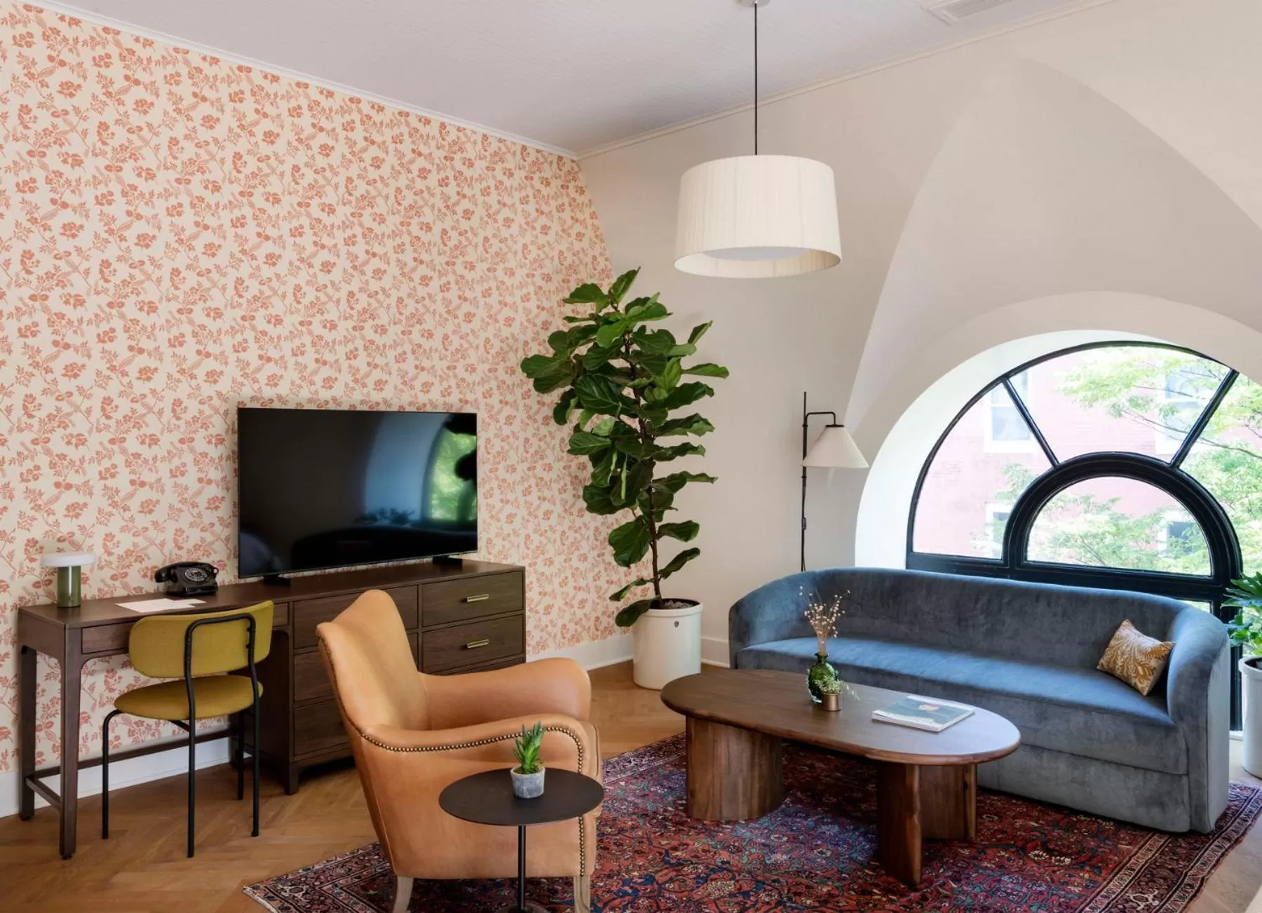 Seating area in The Quoin Hotel