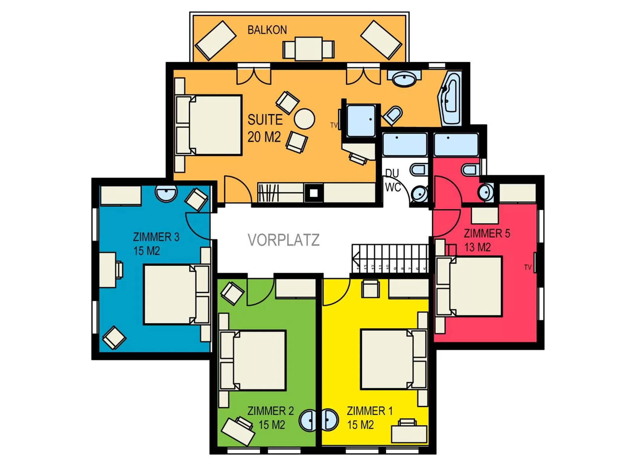 Floor plan in Landgasthof Zollhaus