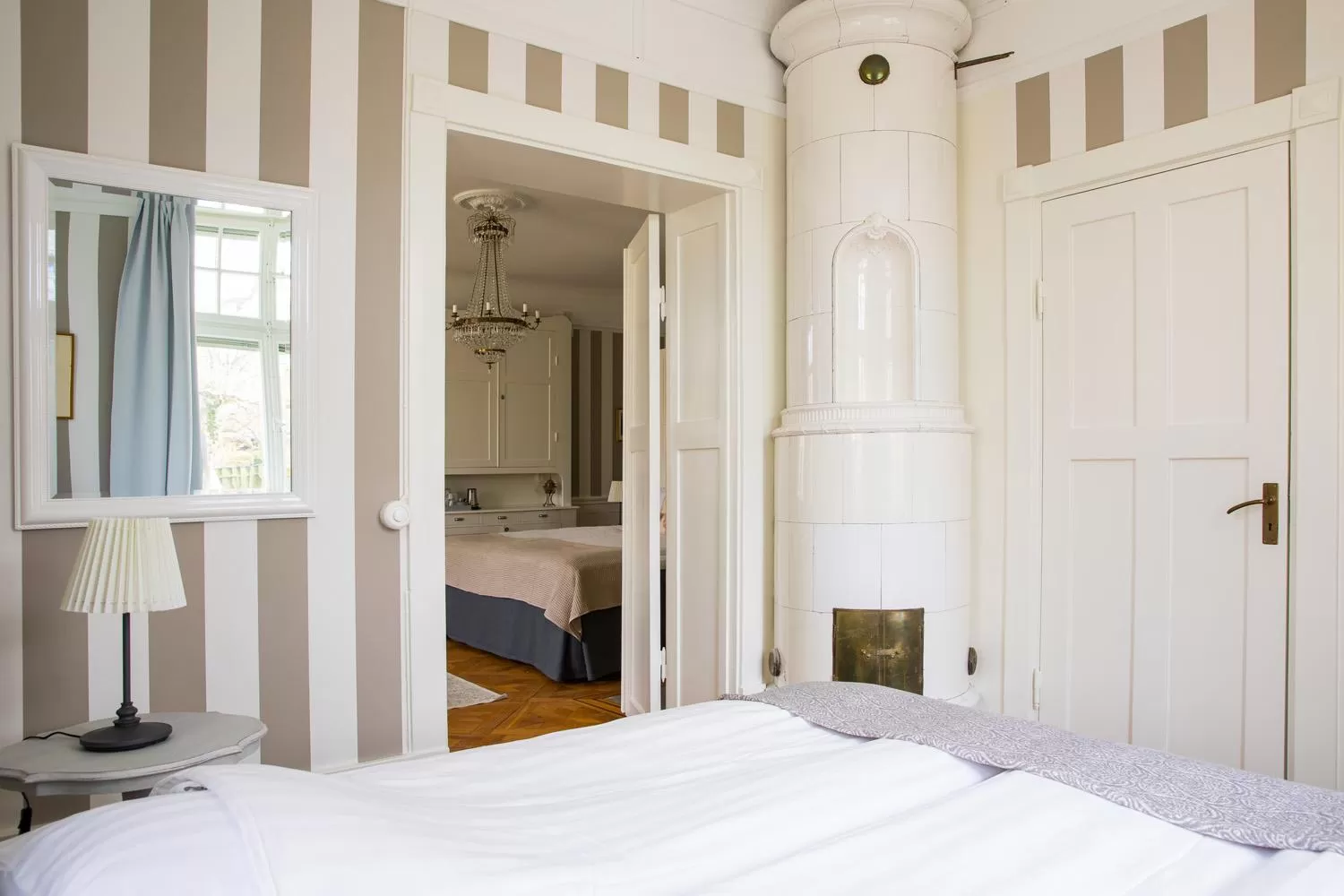 Bed in Hotell Breda Blick