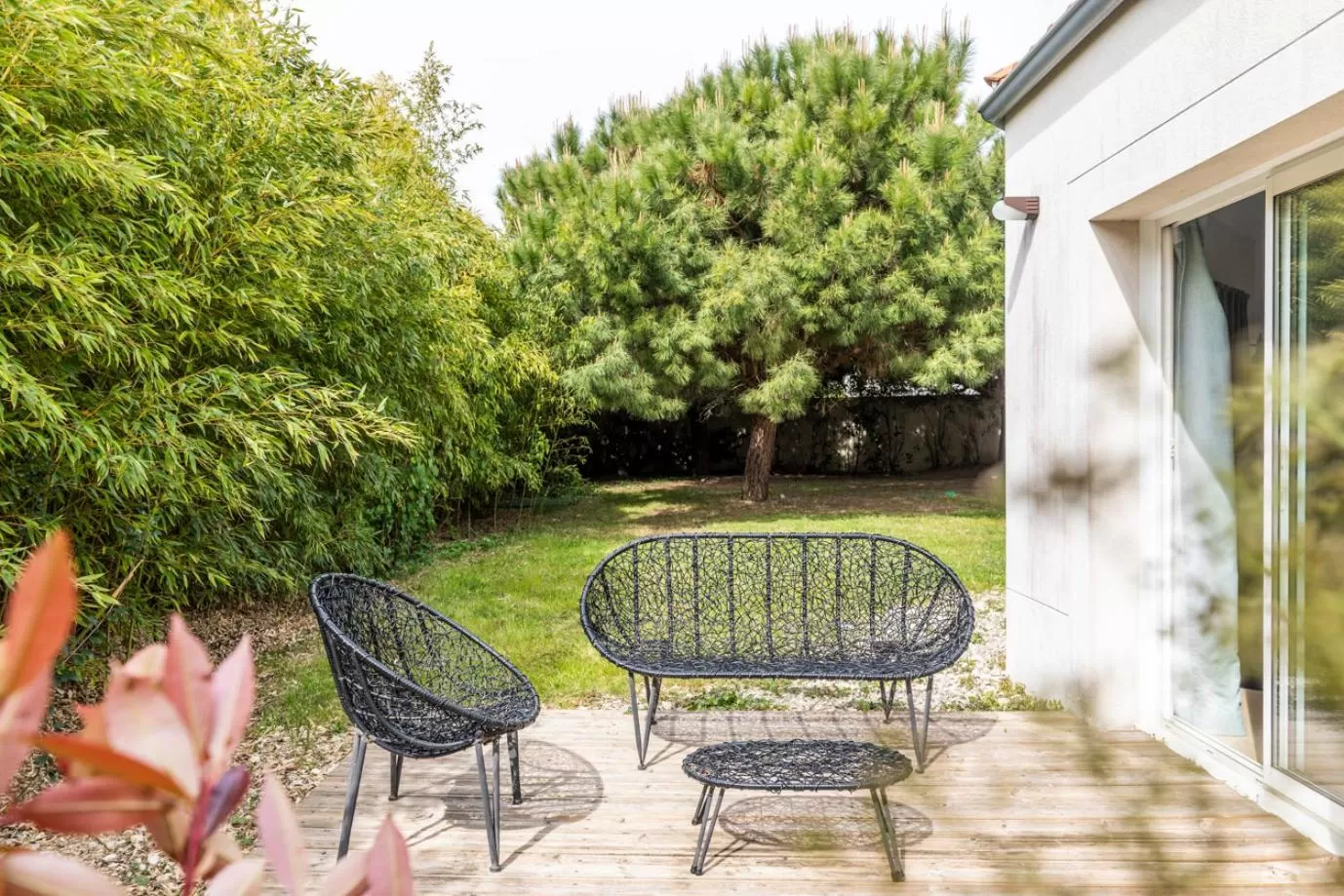 Patio in Côté Océan Resort