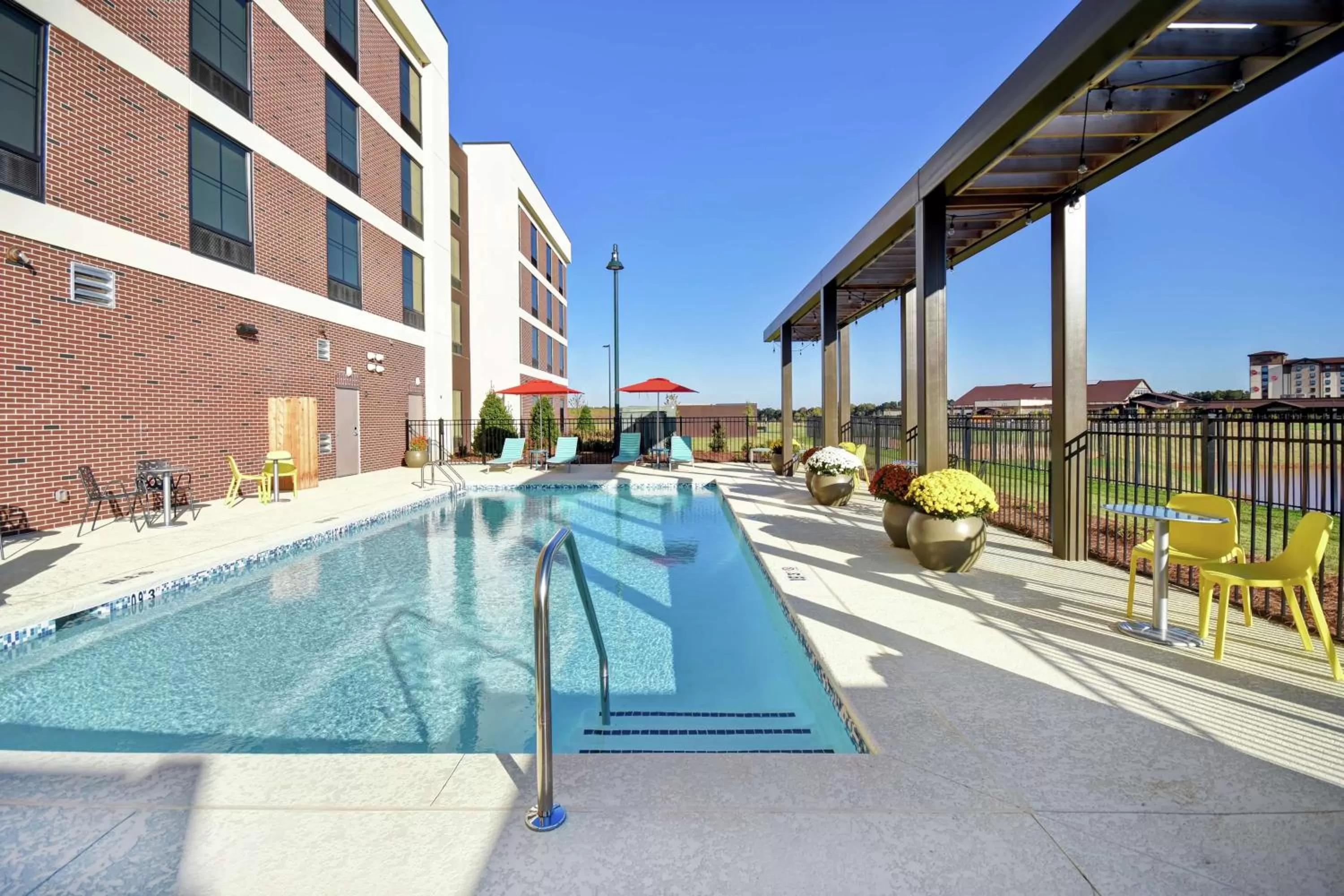 Pool view in Home2 Suites By Hilton Lagrange