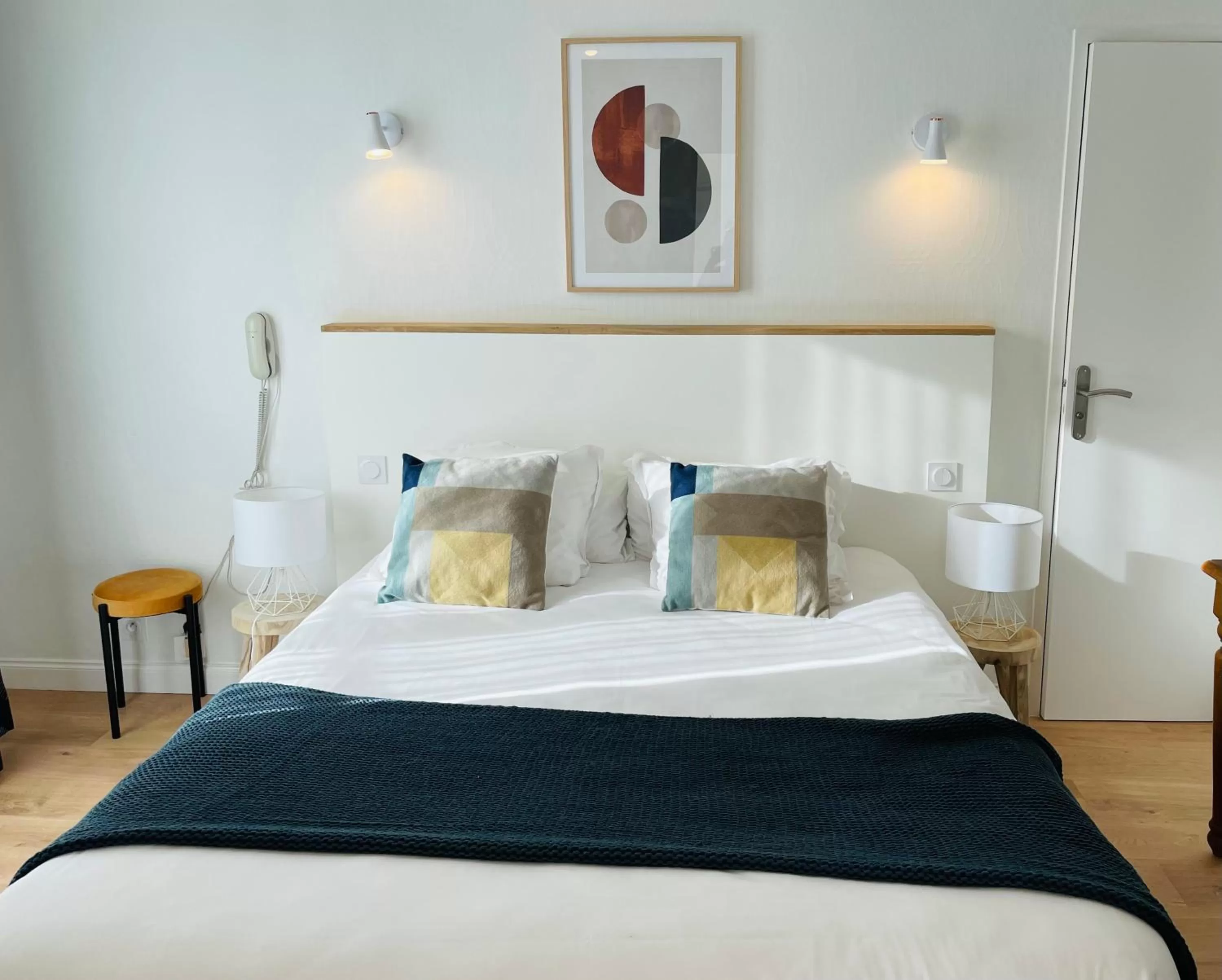 Bed in Hôtel Porte Mars Reims Gare Centre Arena