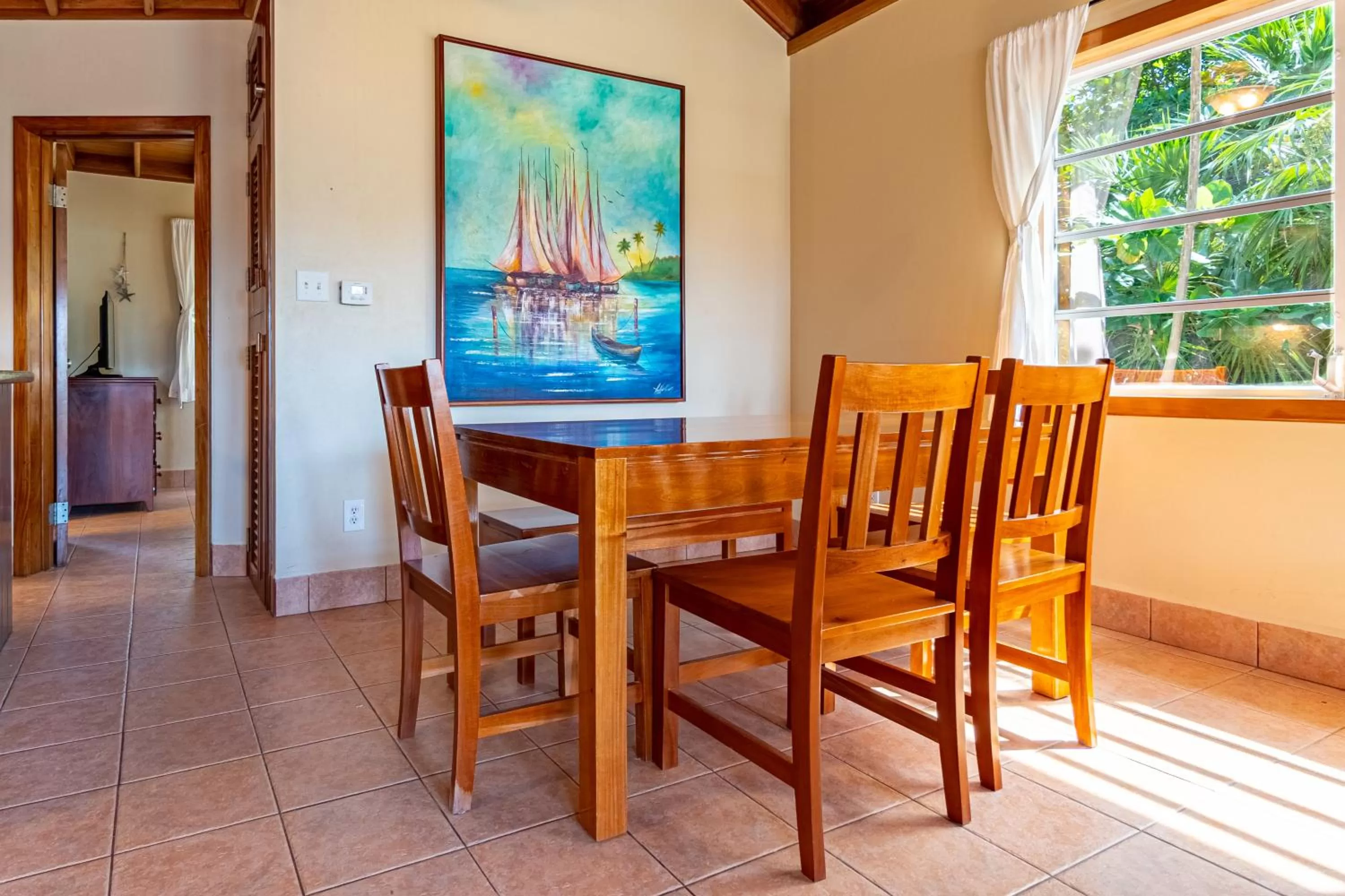Dining area in Belizean Shores Resort