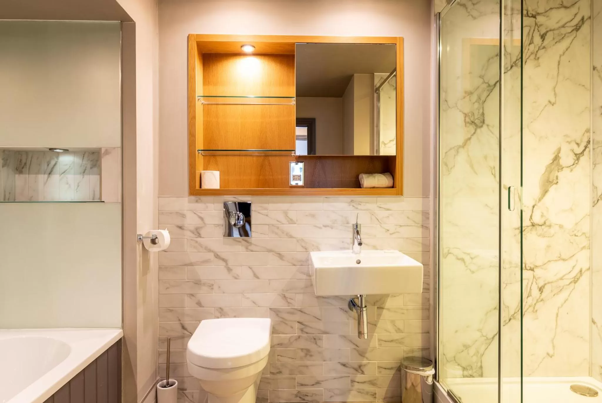 Shower, Bathroom in The Lawrance Luxury Aparthotel - Harrogate