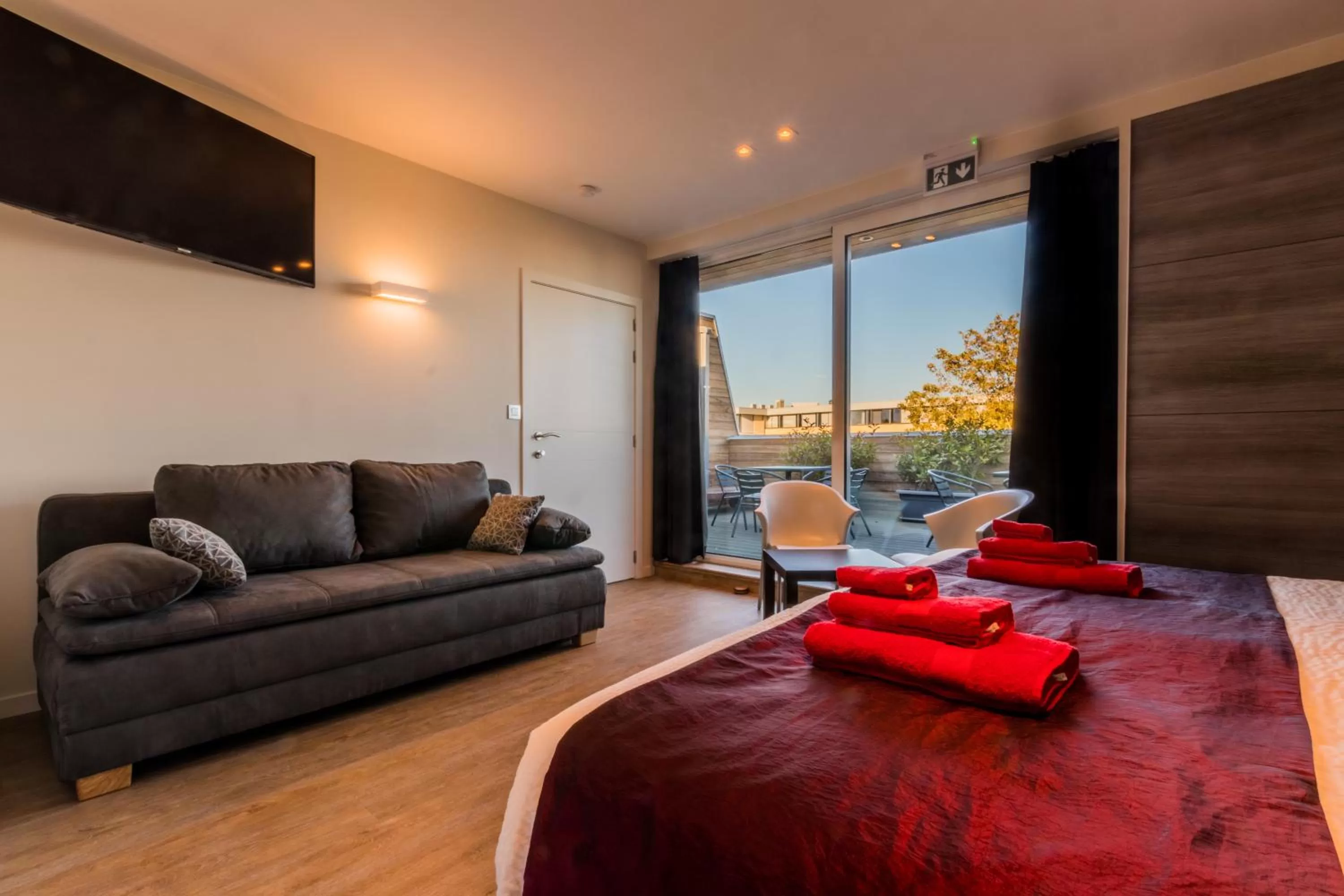 Seating area in ORION B&B