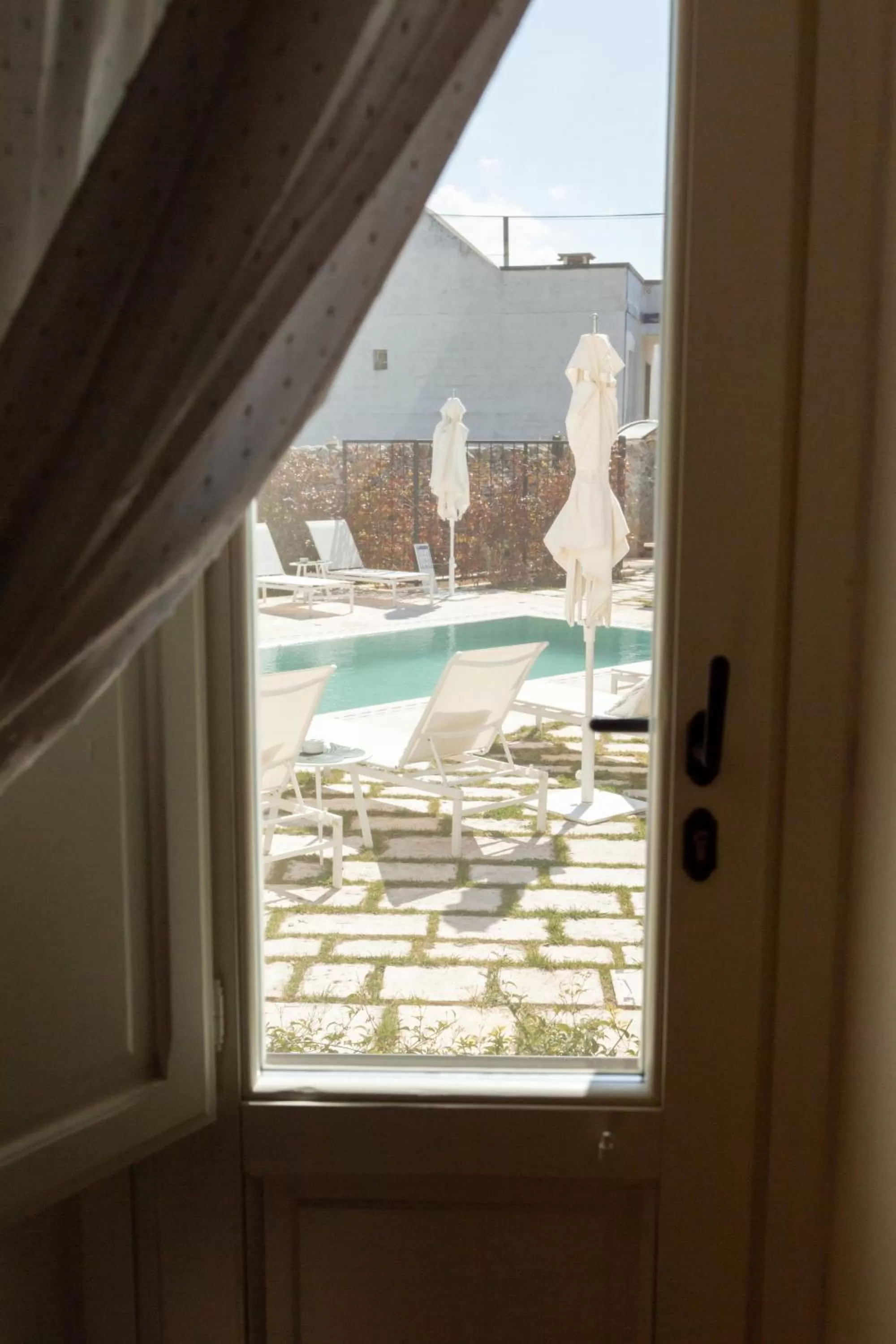 Pool view in Dimora Graziana 1909