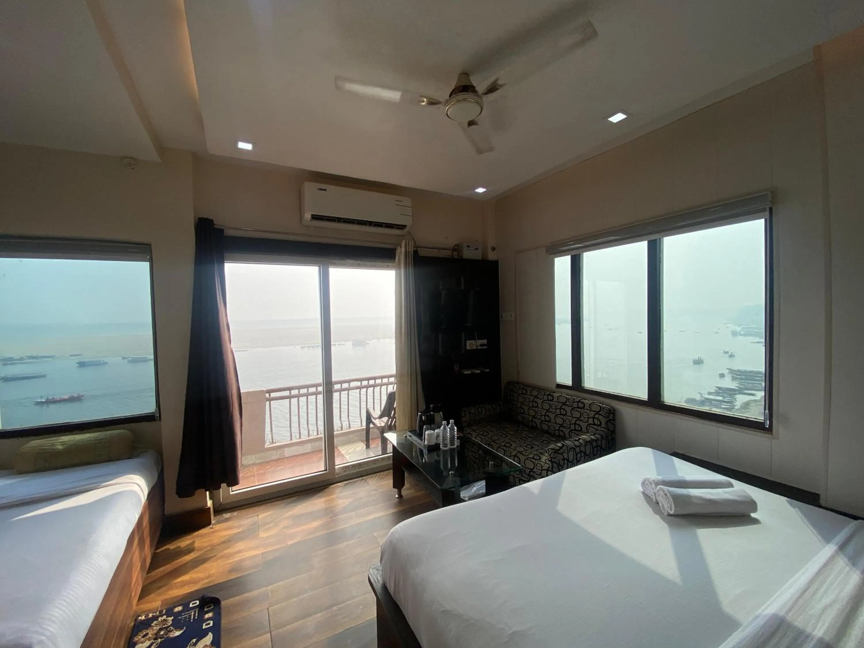 View (from property/room) in Hotel Sita (place on the heritage ghats of benaras)