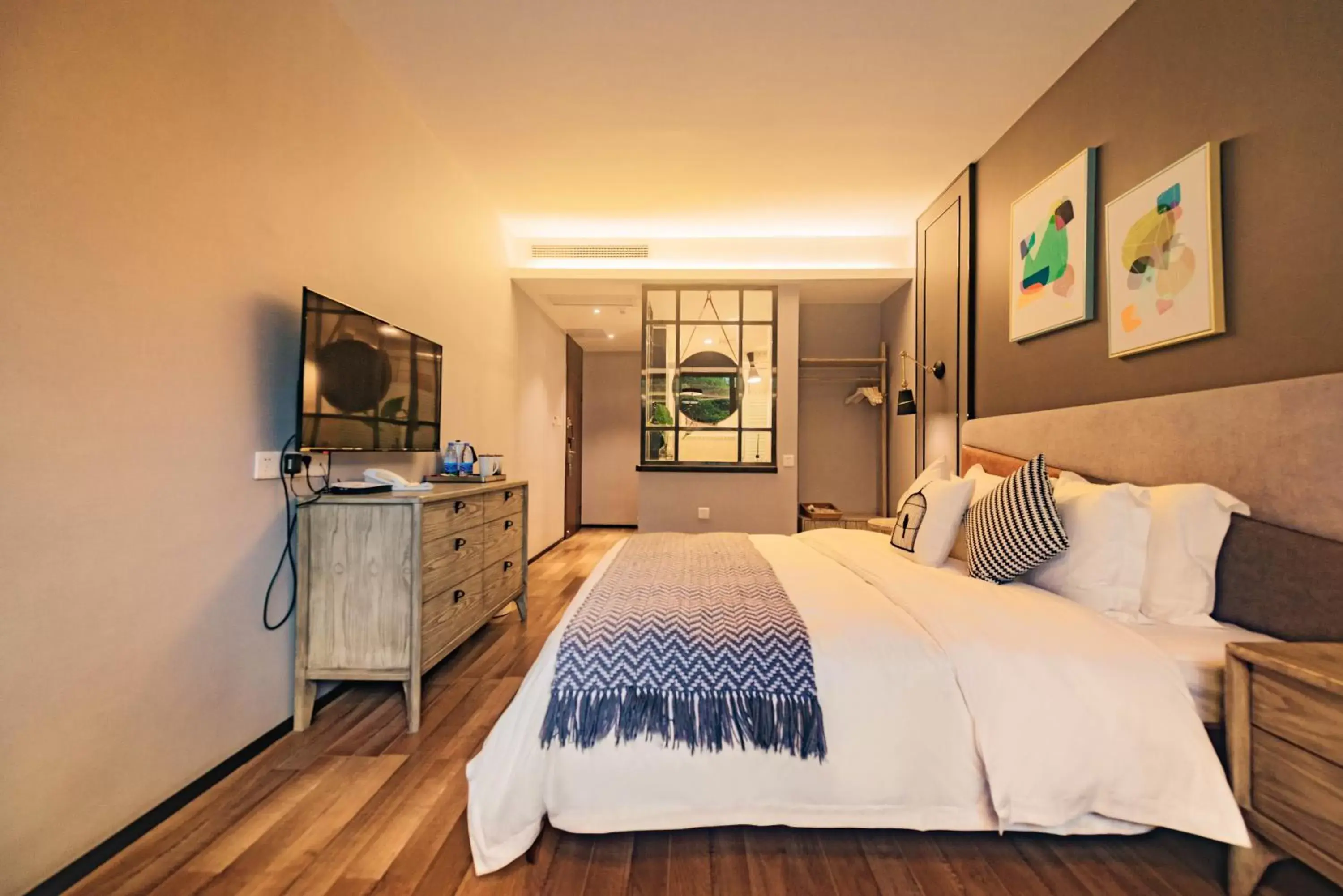 Standard Double Room with tatami in Li River Resort Villa Hotel Standard Double Room with tatami in Li River Resort Villa Hotel