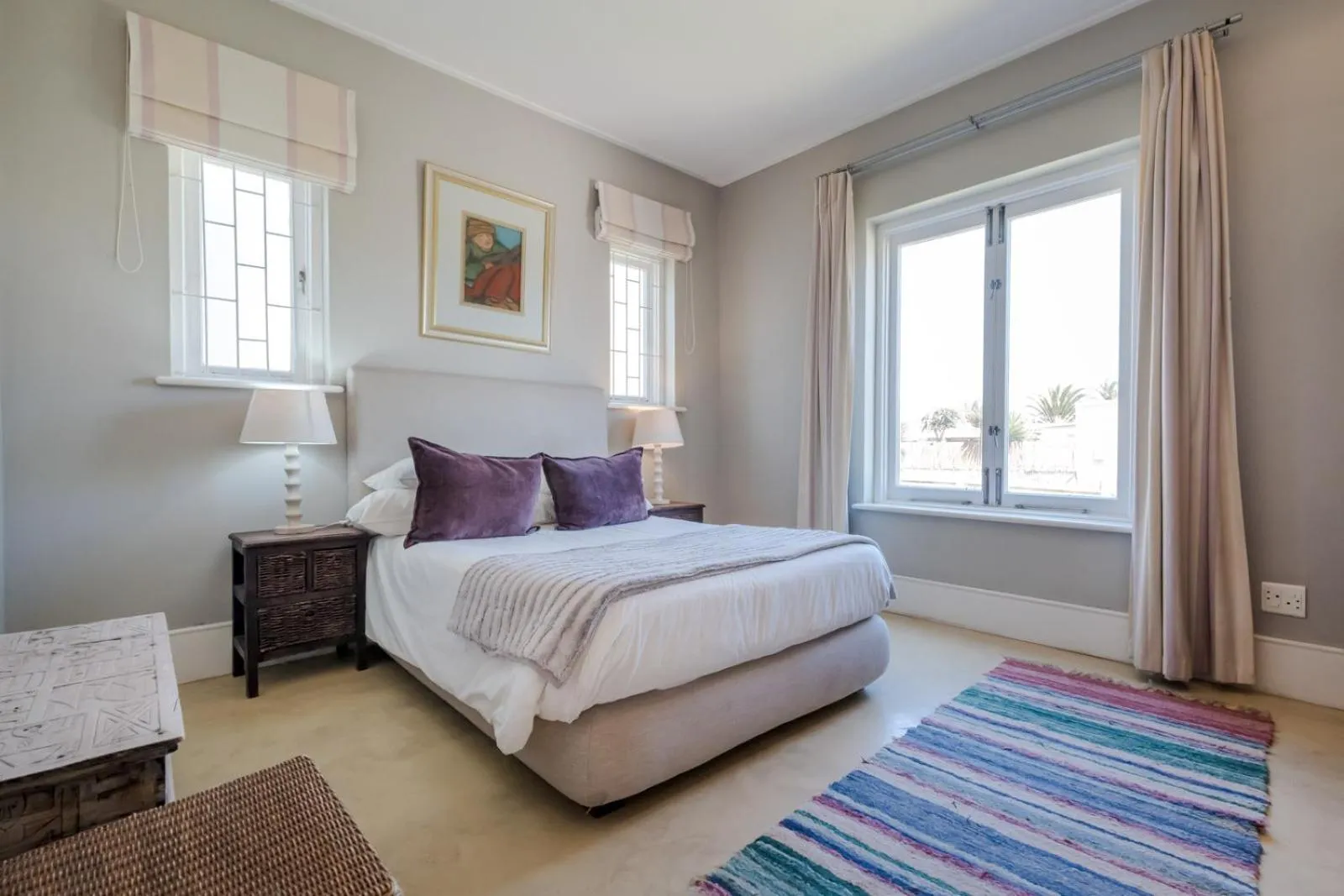 Bed in Blue Bay Lodge