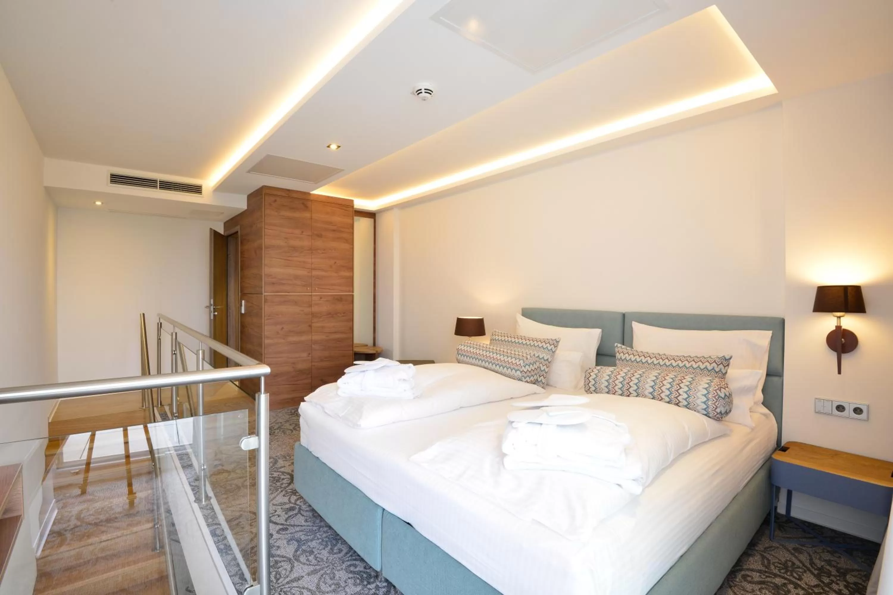 Bedroom, Bed in Parkhotel Residenz