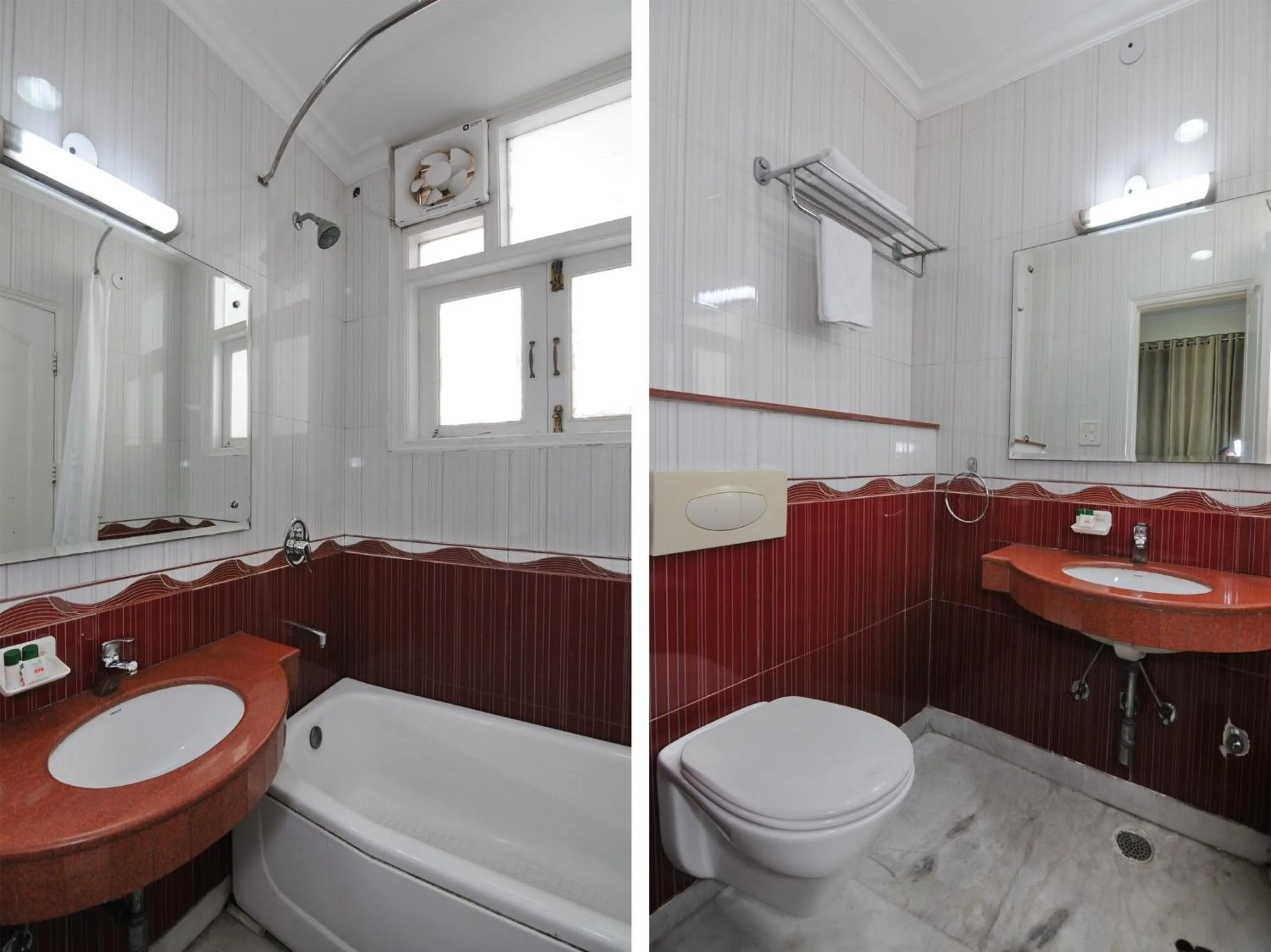 Bathroom in Mehra Residency at The Airport