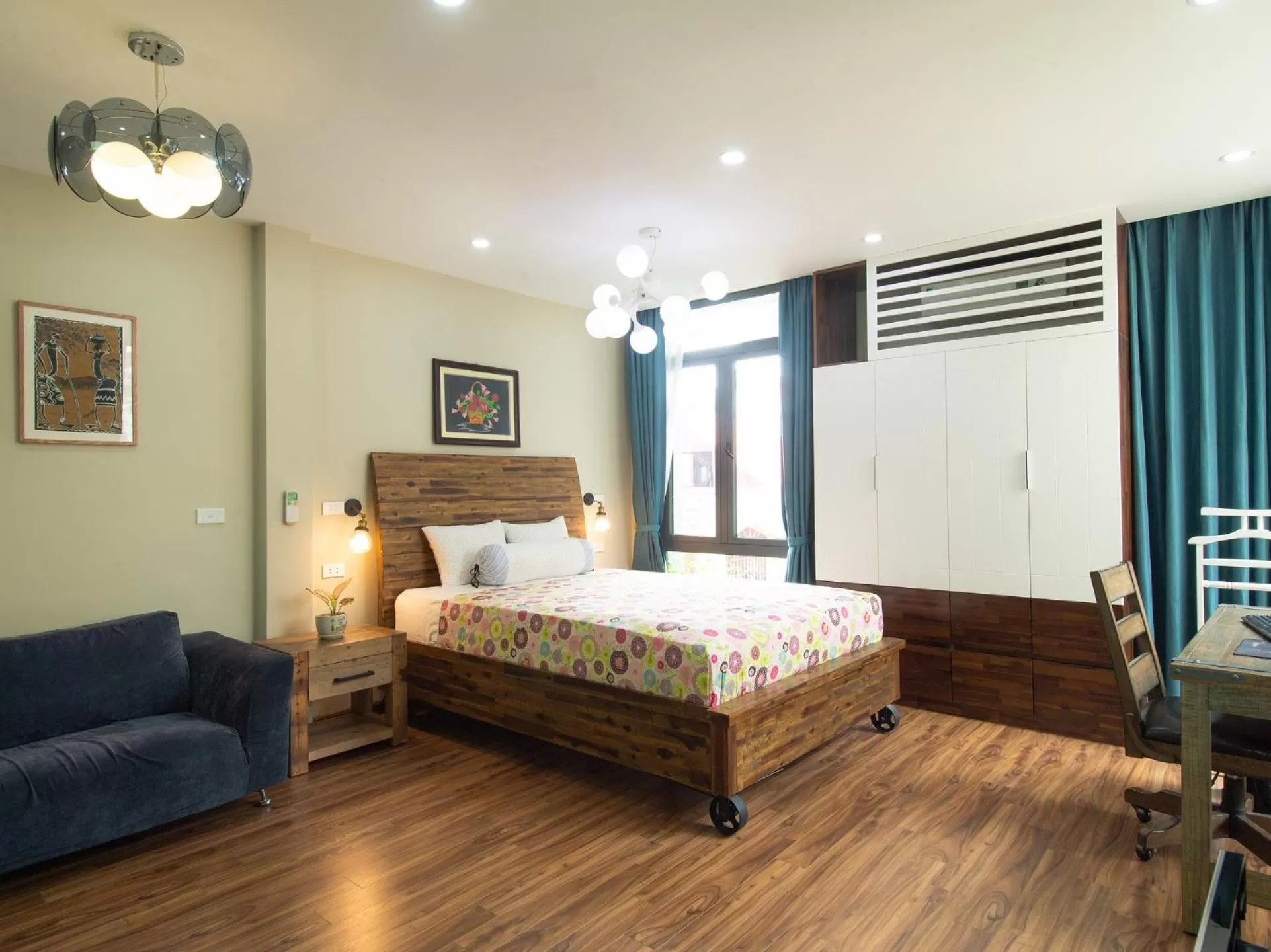 Bed in Auntie Liên's Homestay