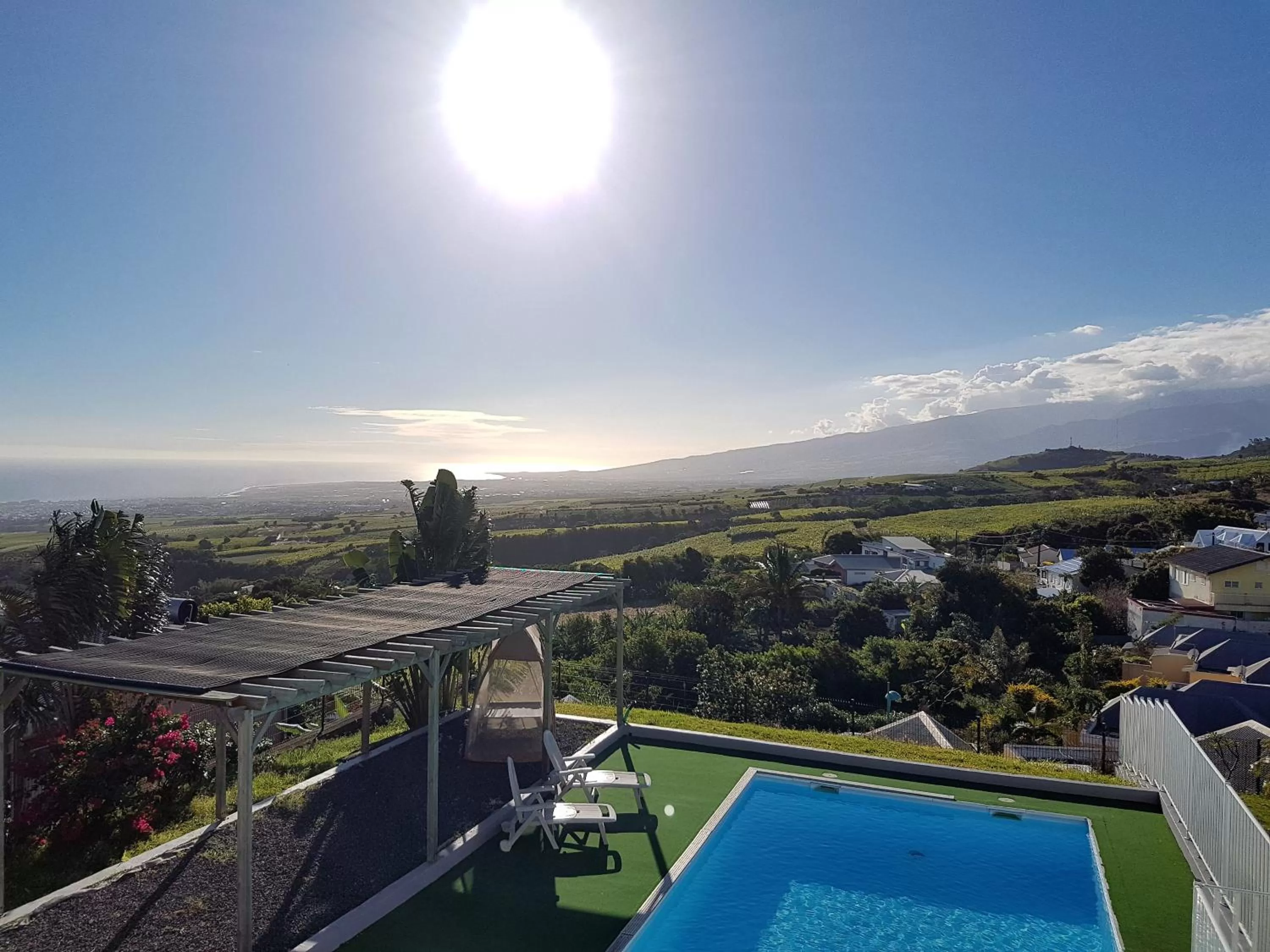 Landmark view, Pool View in Hôtel Le Soleil Couchant