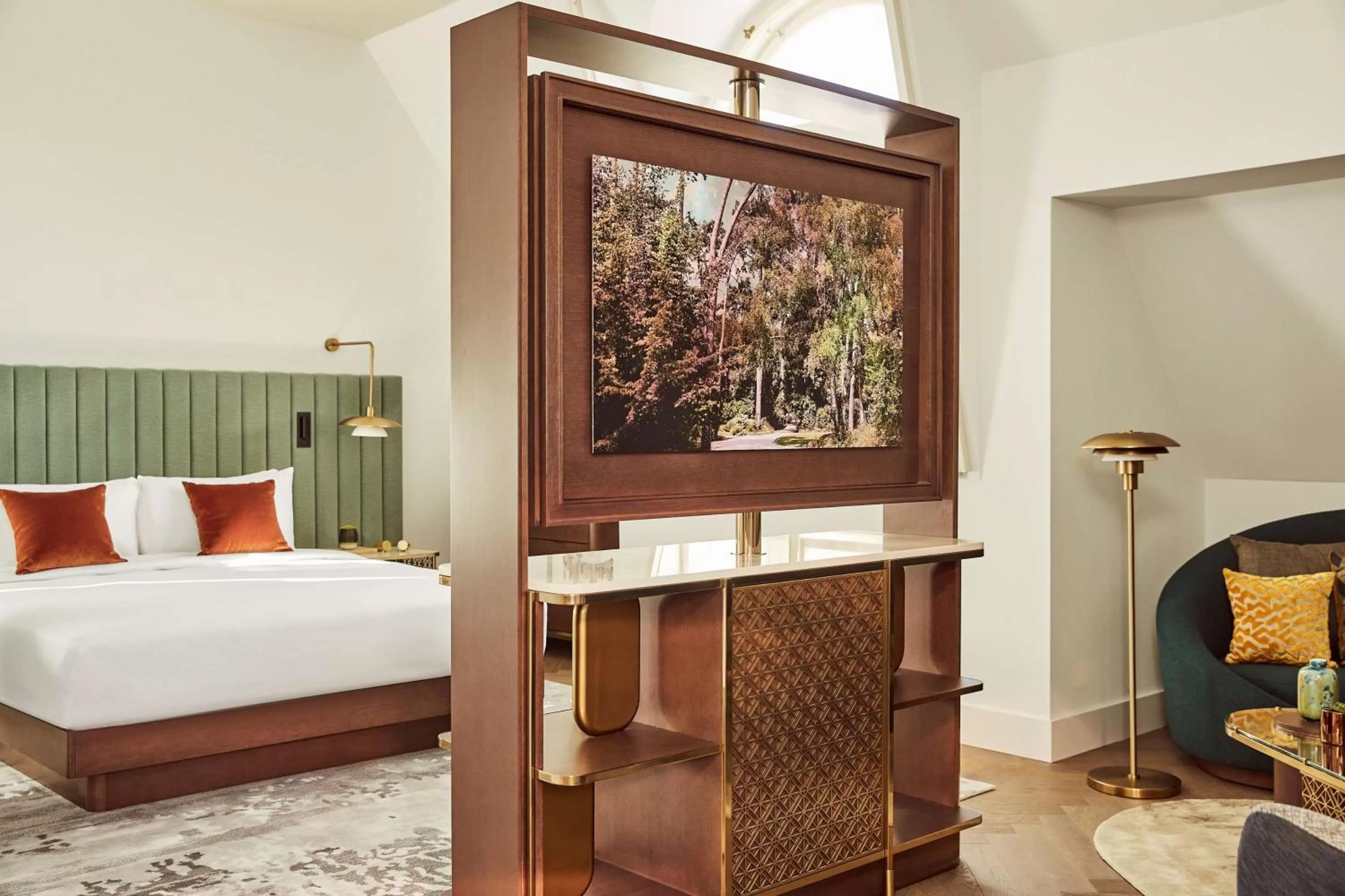 Photo of the whole room, Bed in Andaz Prague, By Hyatt