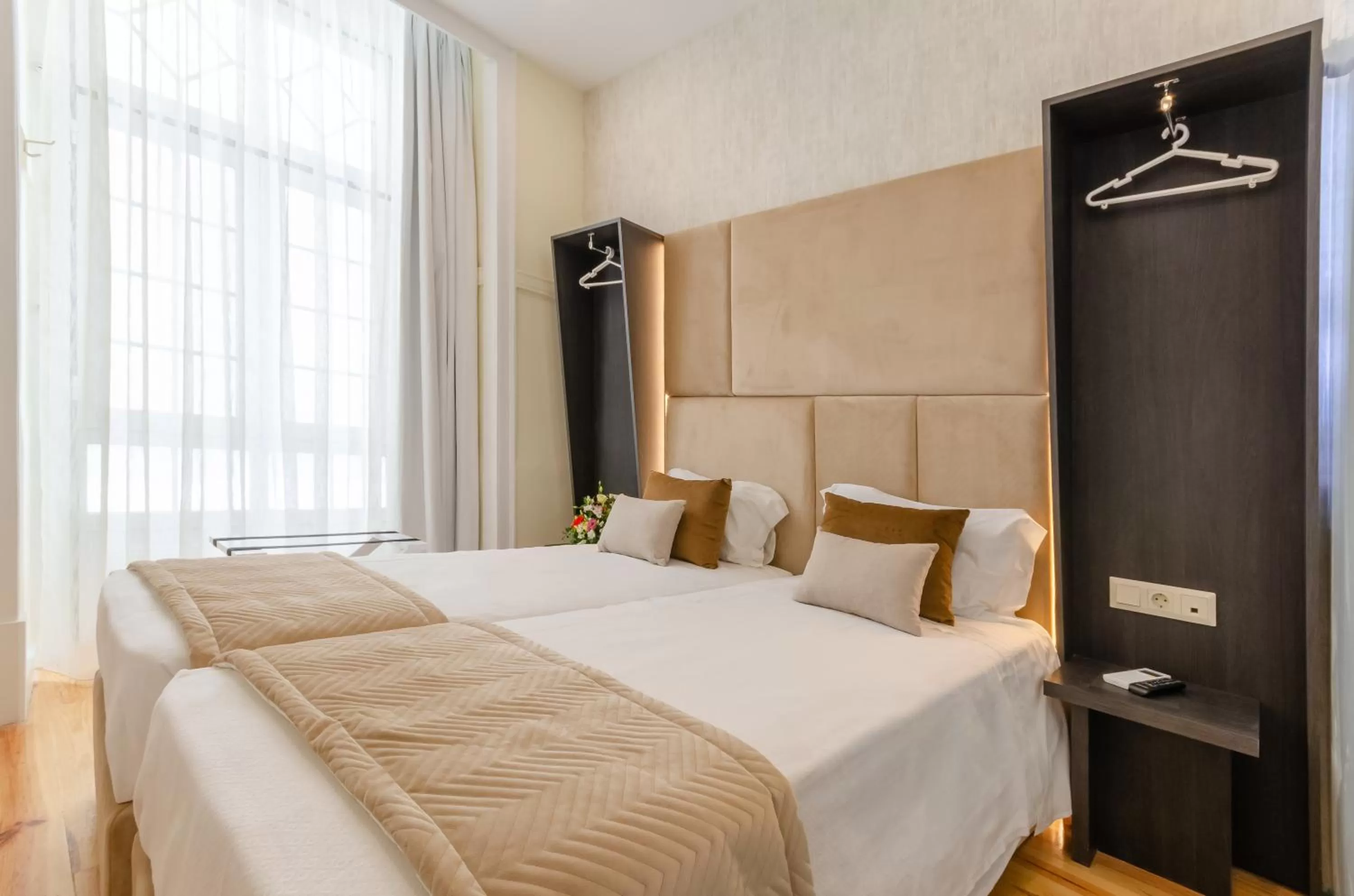 Bed in Hotel Duas Nações