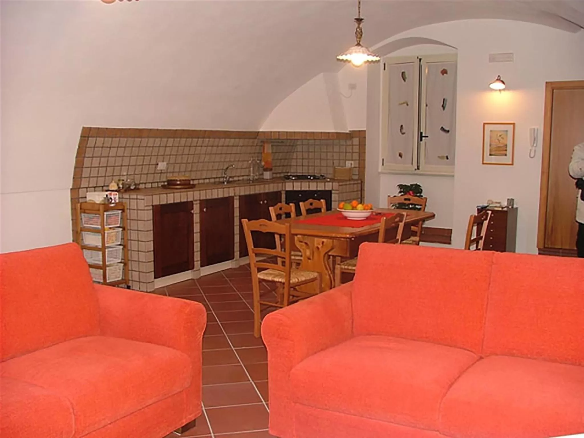 Communal lounge/ TV room in B&B San Rocco