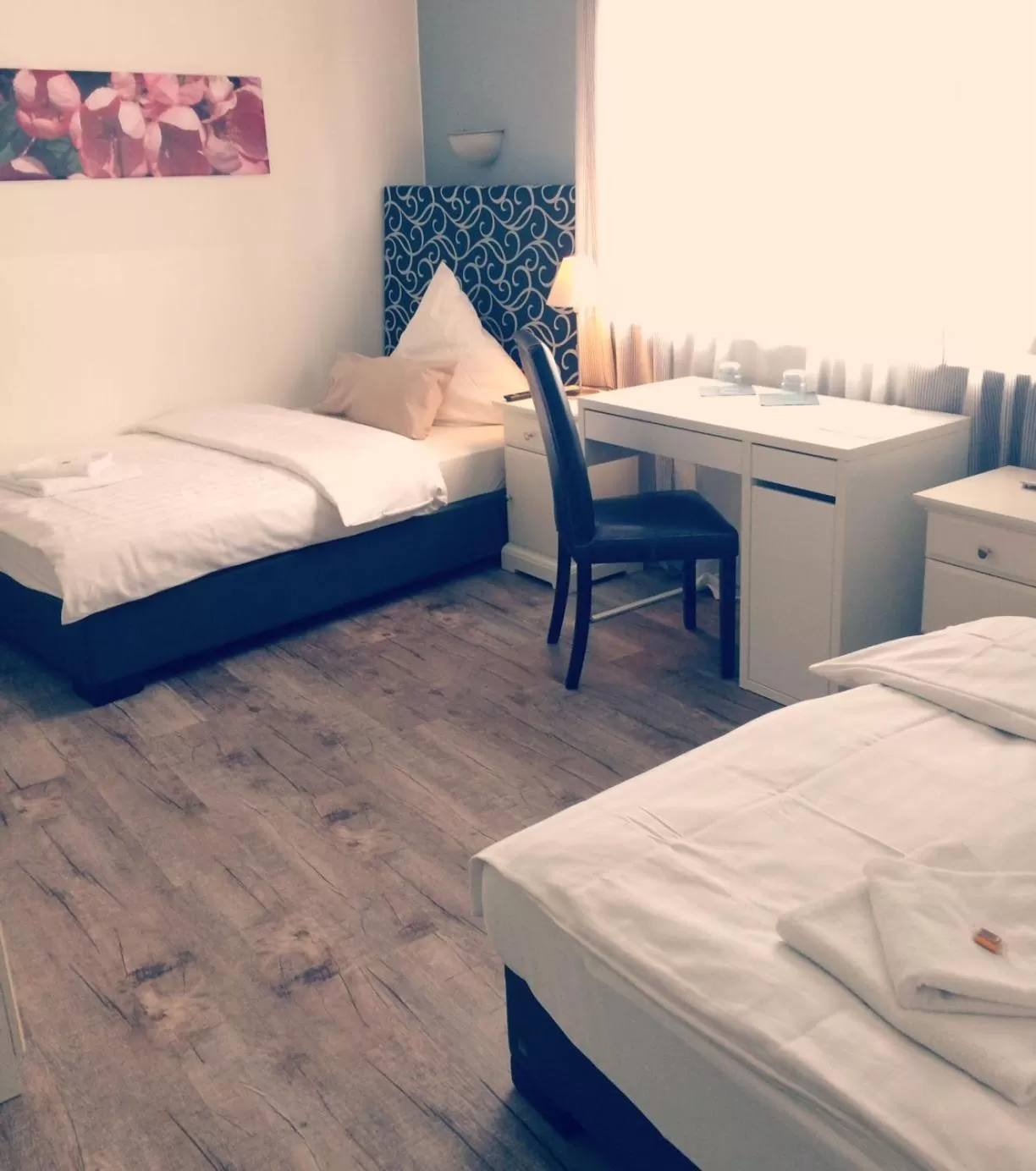 Bed in Hotel Heddernheimer Hof