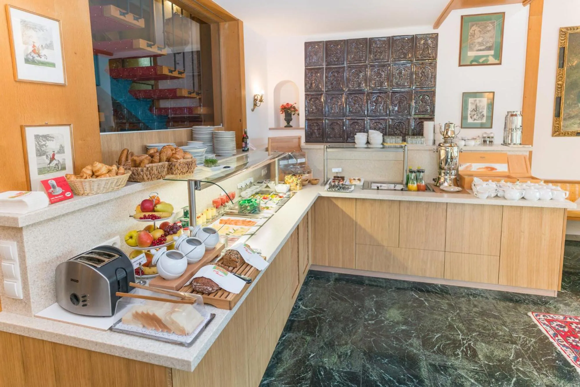 Buffet breakfast in Hotel Haus Arenberg