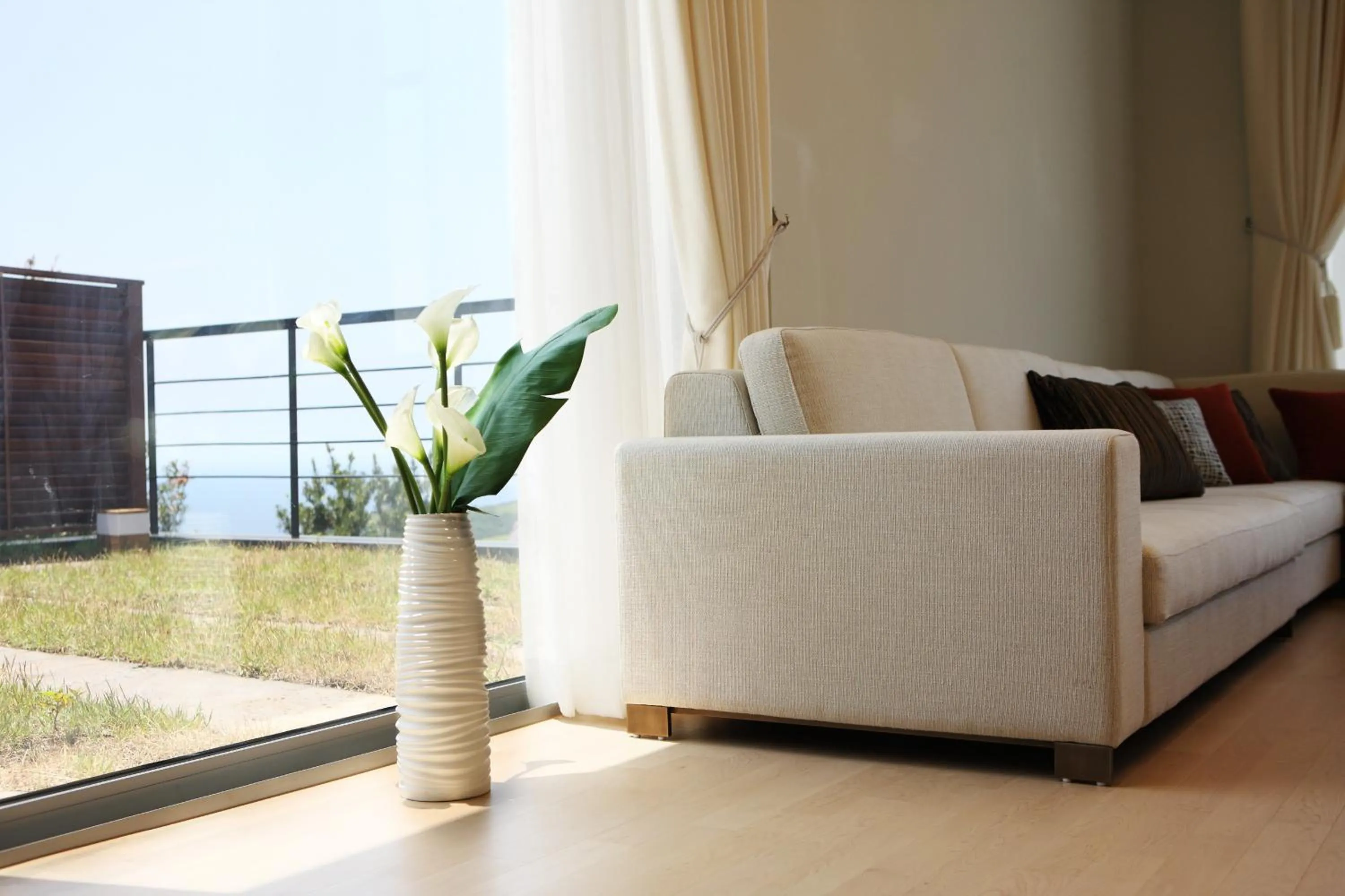 Living room in Lotte Resort Jeju Artvillas