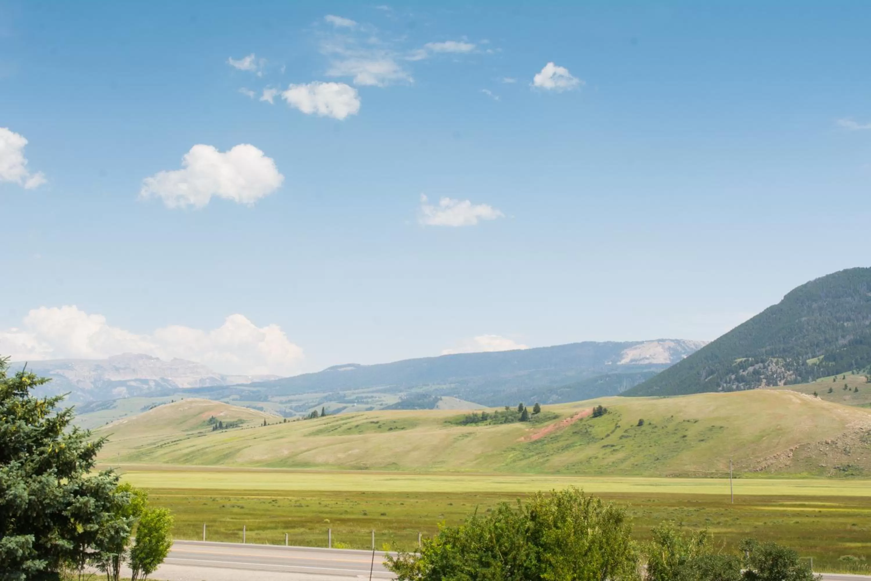 Mountain view in Flat Creek Inn