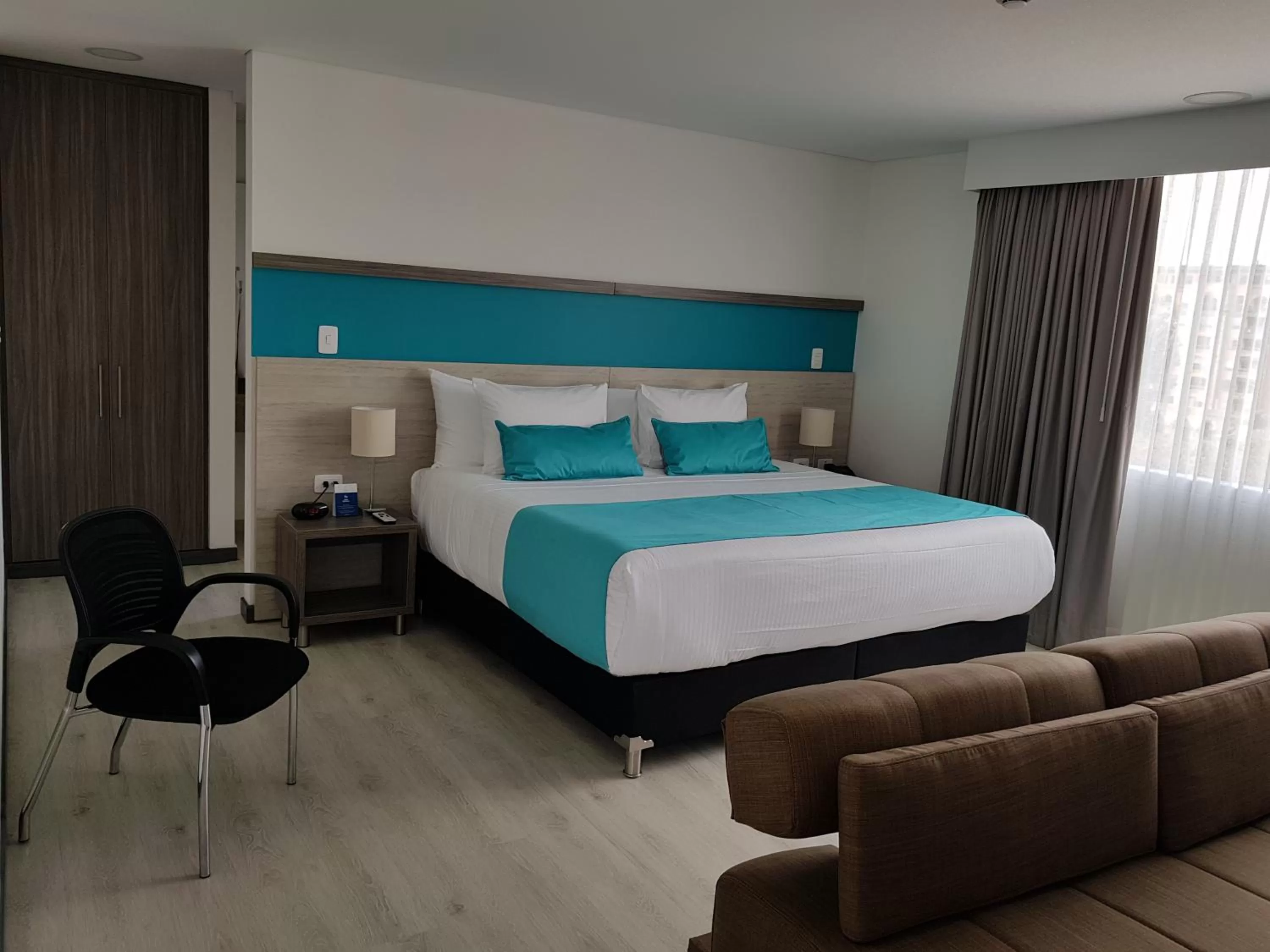 Photo of the whole room, Bed in Hotel Nivari Duitama