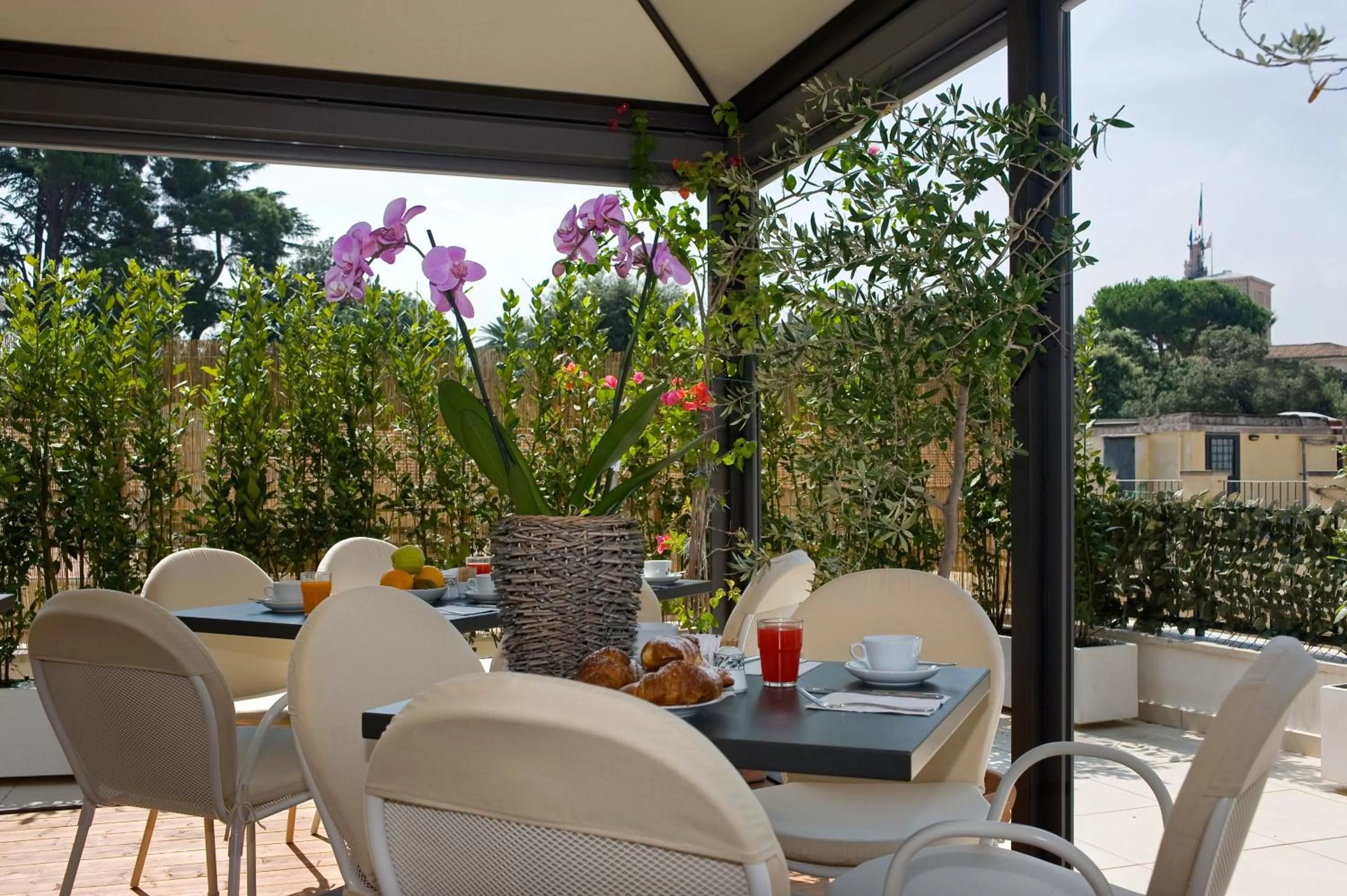 Patio in Hotel De Petris