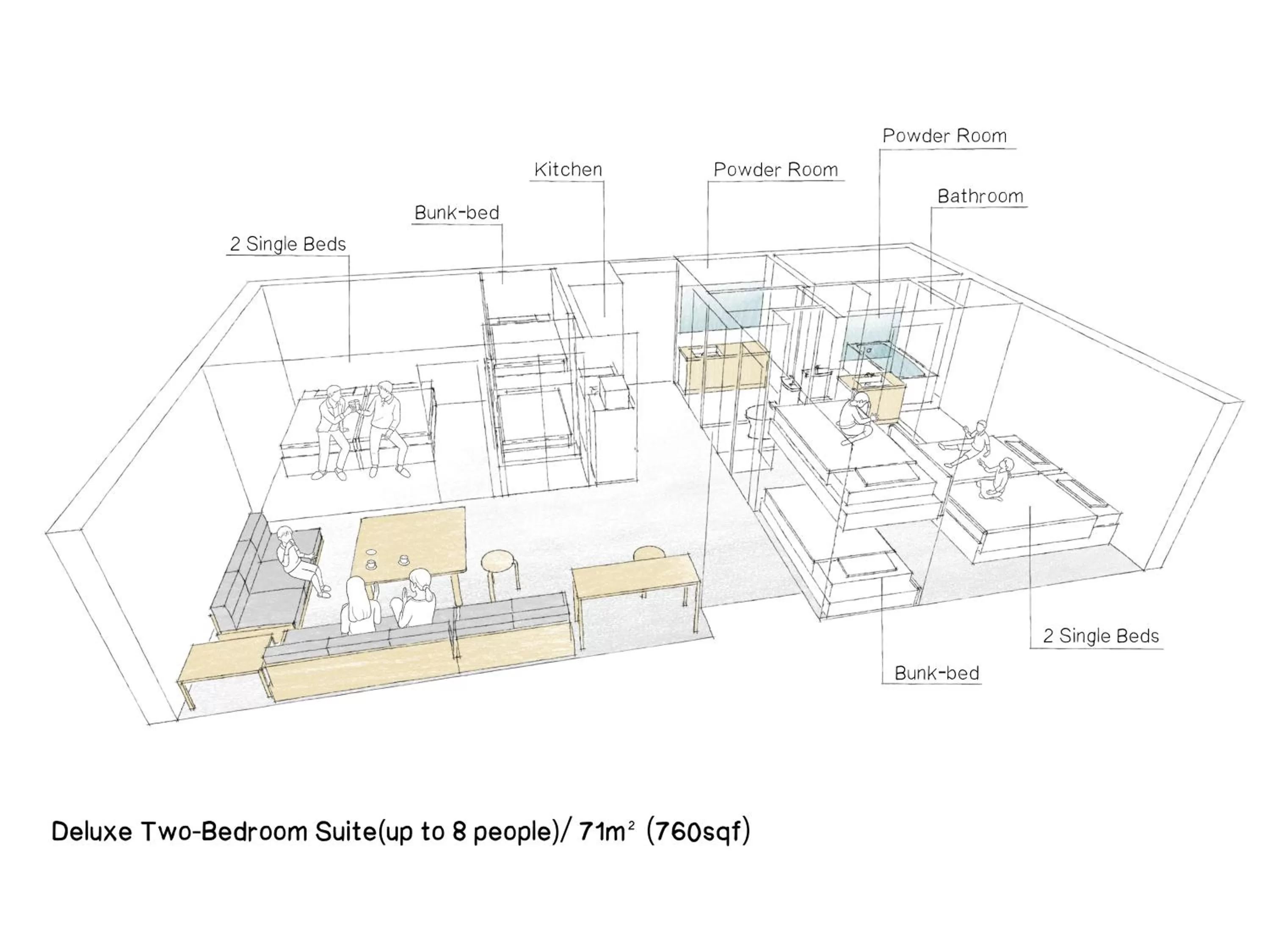 Floor plan in MIMARU Tokyo Asakusa Station