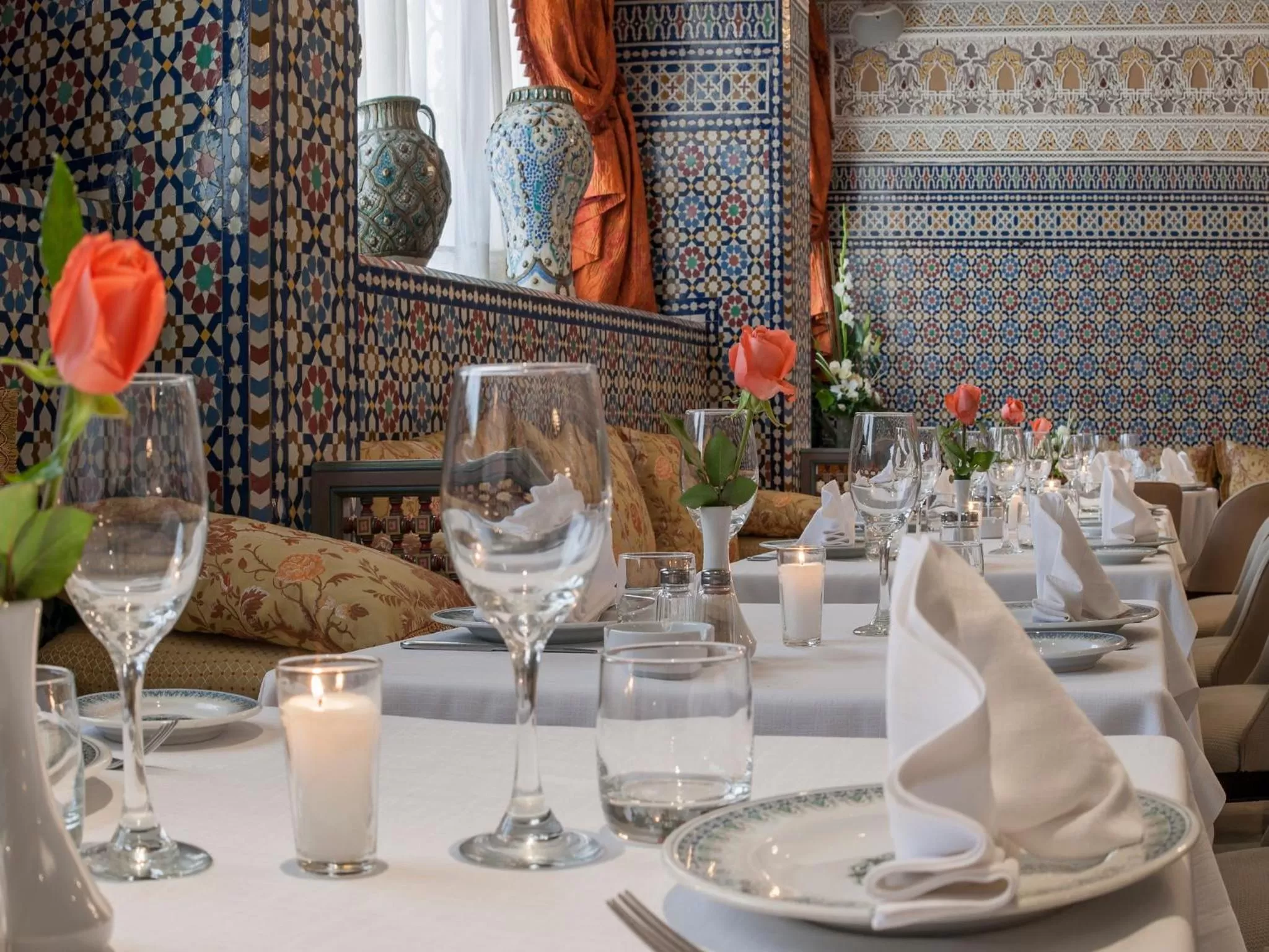 Restaurant/places to eat in Hôtel Club Val d'Anfa Casablanca Ocean view