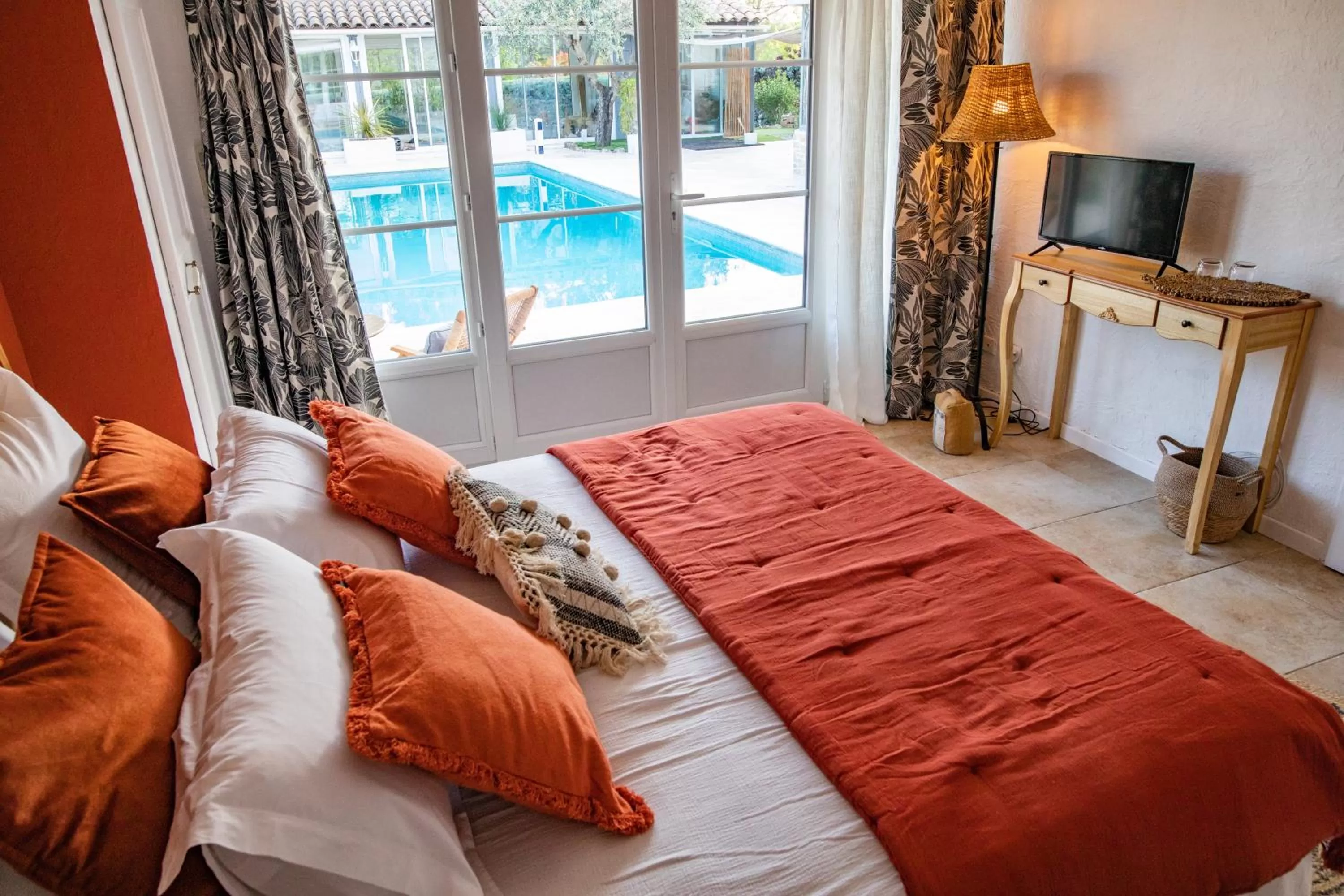 Bed in La Bastide du Mûrier