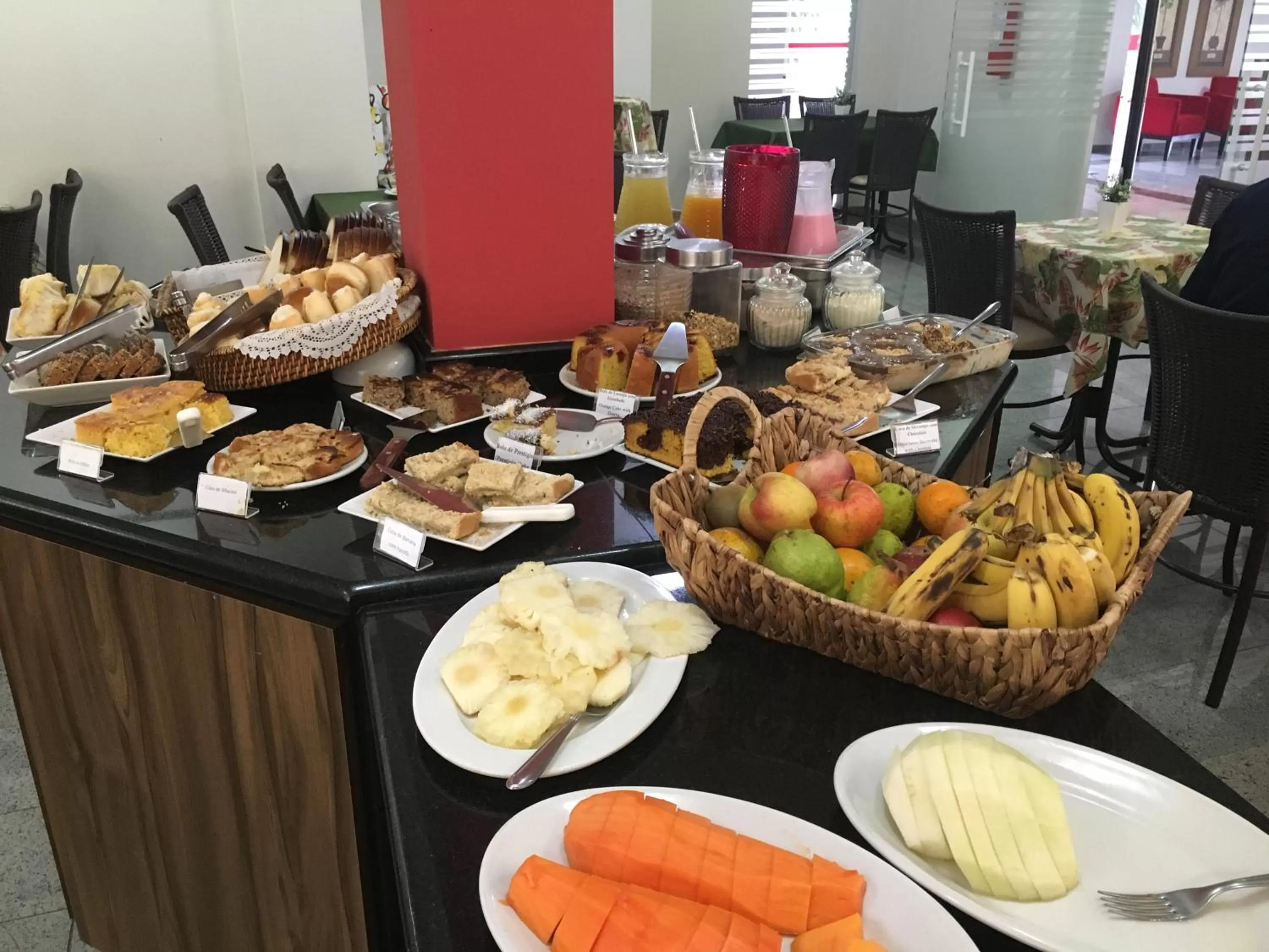 Buffet breakfast in Hotel Dois H