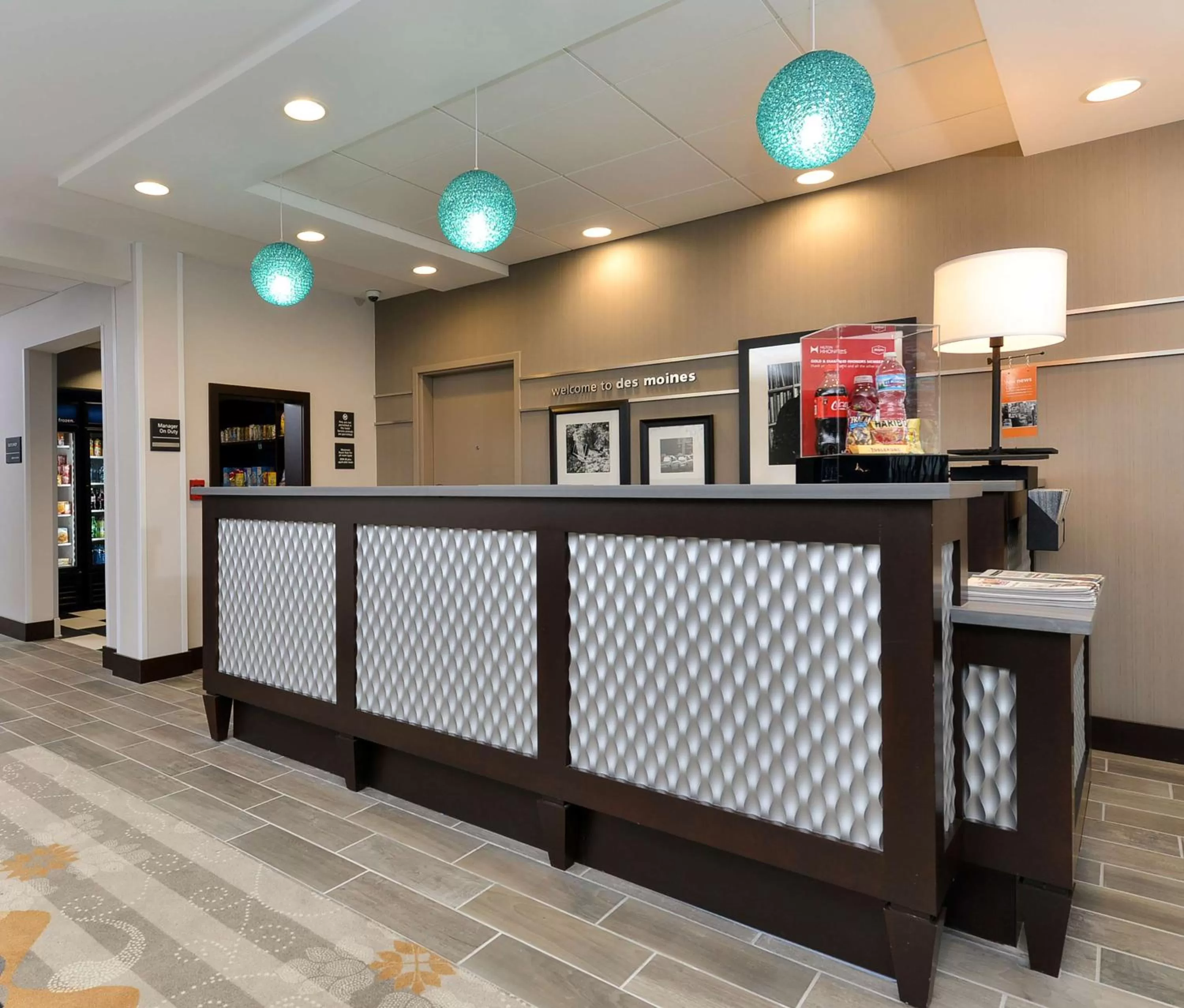 Lobby or reception in Hampton Inn & Suites Des Moines Downtown