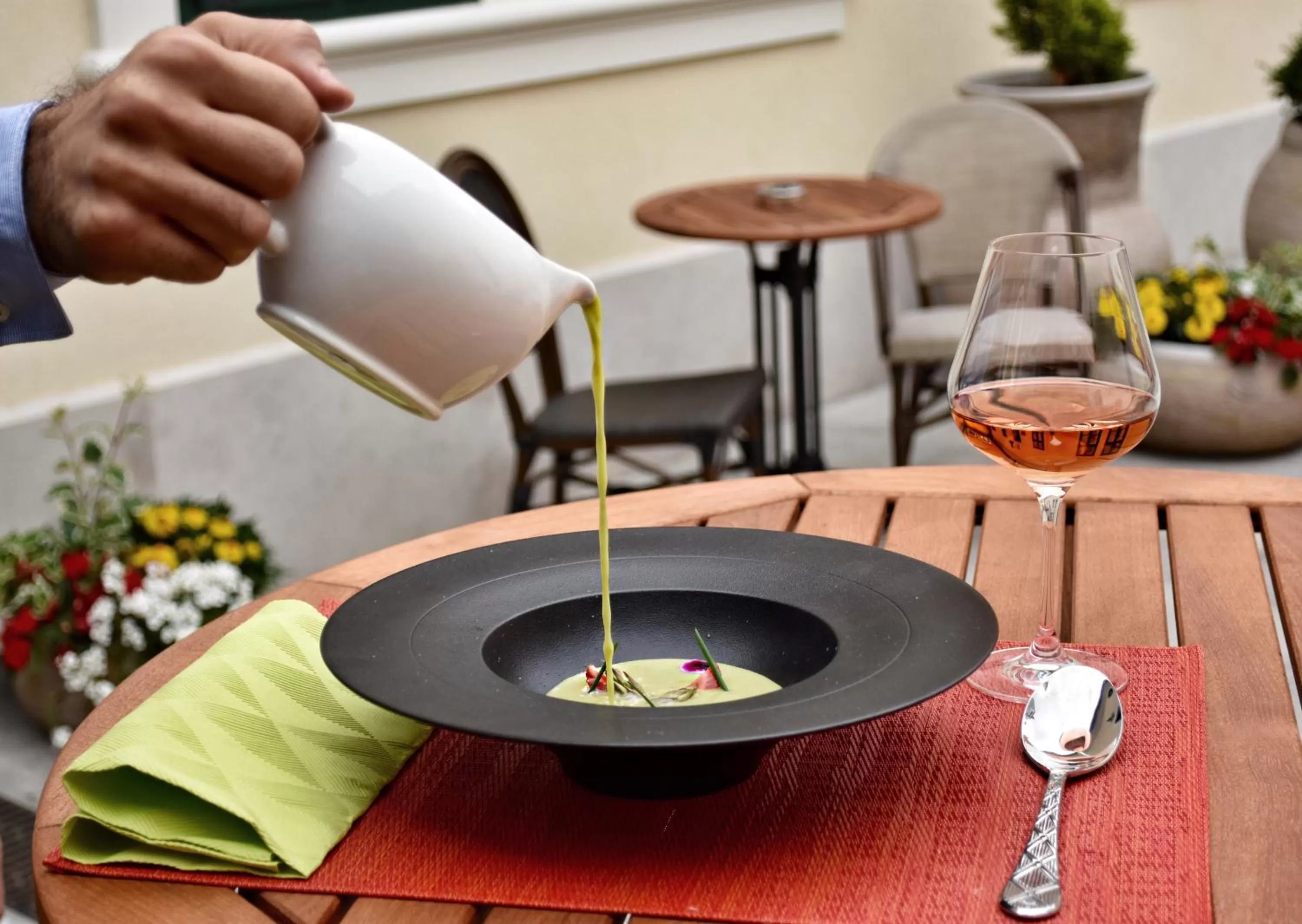 Food close-up in Maison Bistro & Hotel