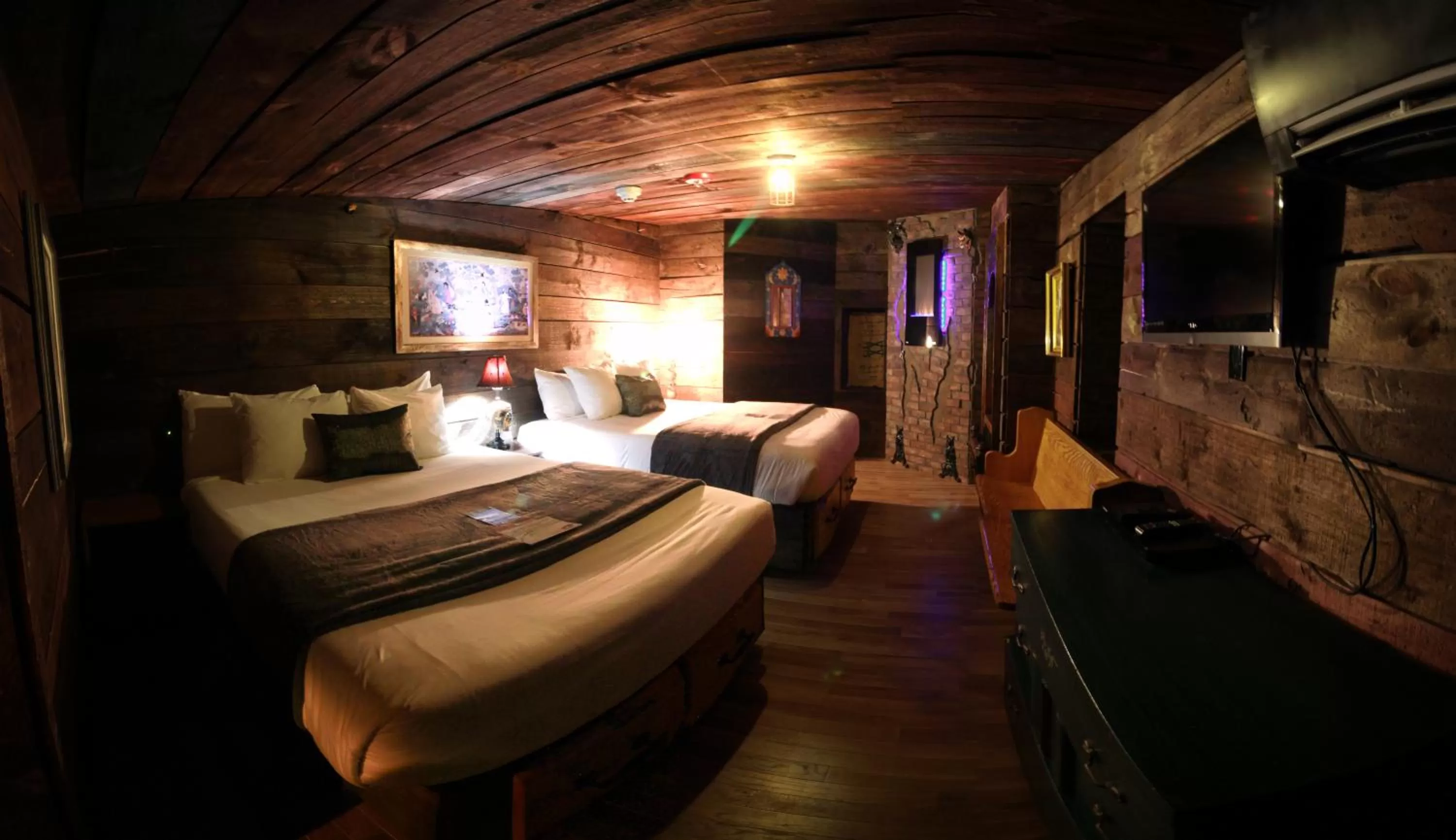 Bed in Adventure Suites