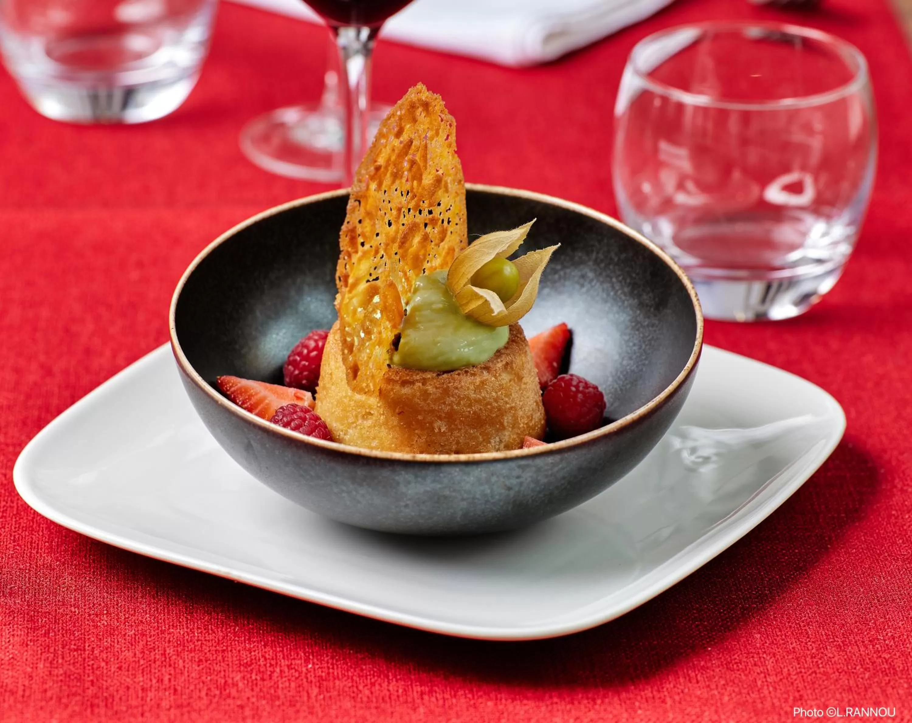 Food in Logis Hotel, restaurant et spa Le Relais De Broceliande