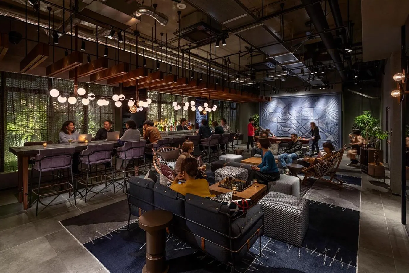 Communal lounge/ TV room in The LIVELY TOKYO AZABUJUBAN