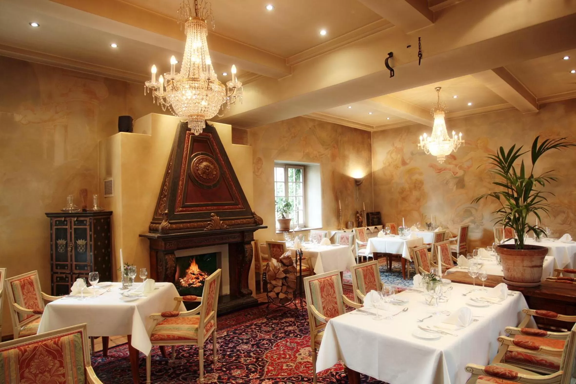 Restaurant/places to eat in Hotel Schloss Edesheim