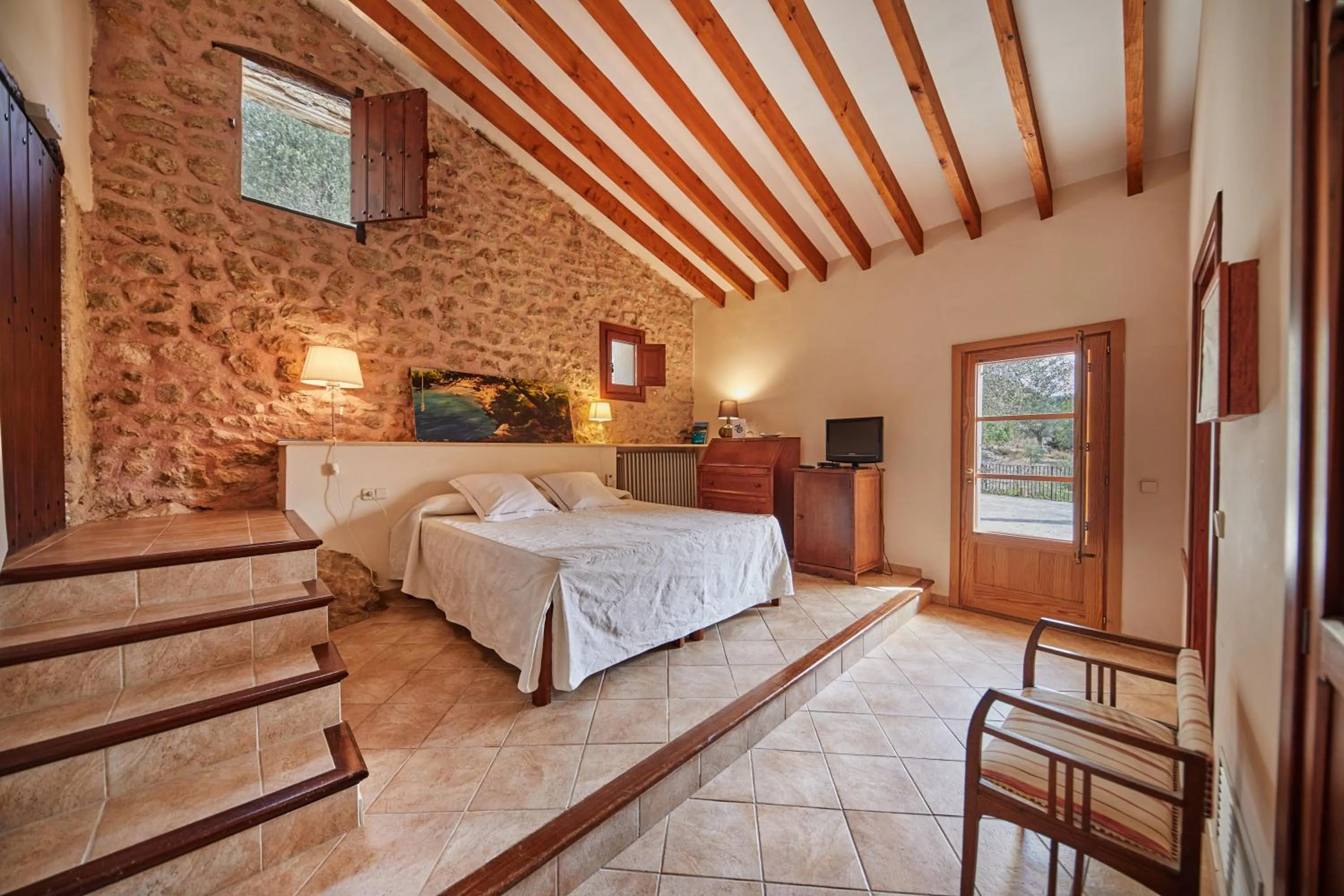 Bedroom, Bed in Agroturismo Alquería Blanca