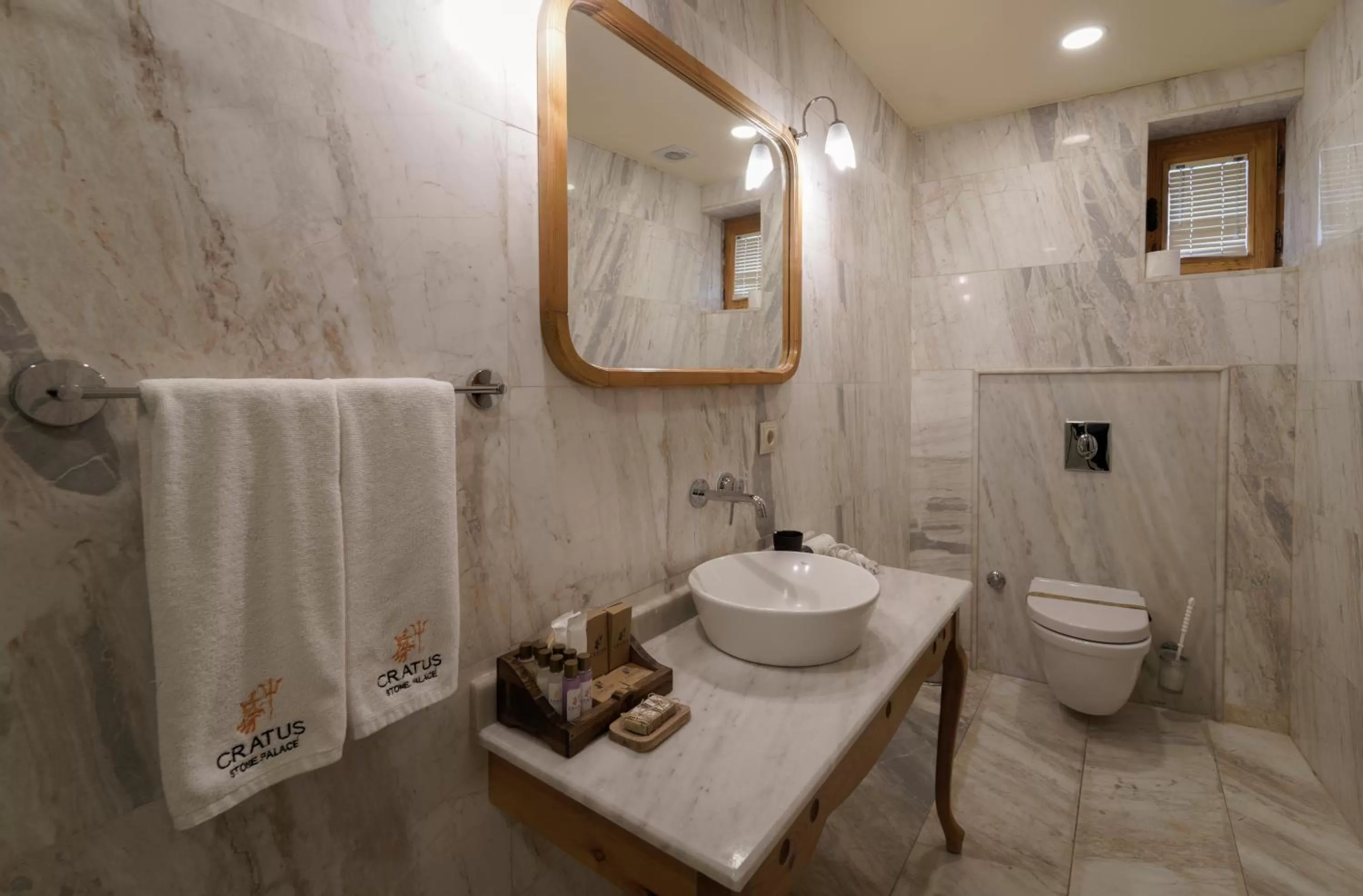 Toilet in Cratus Stone Palace