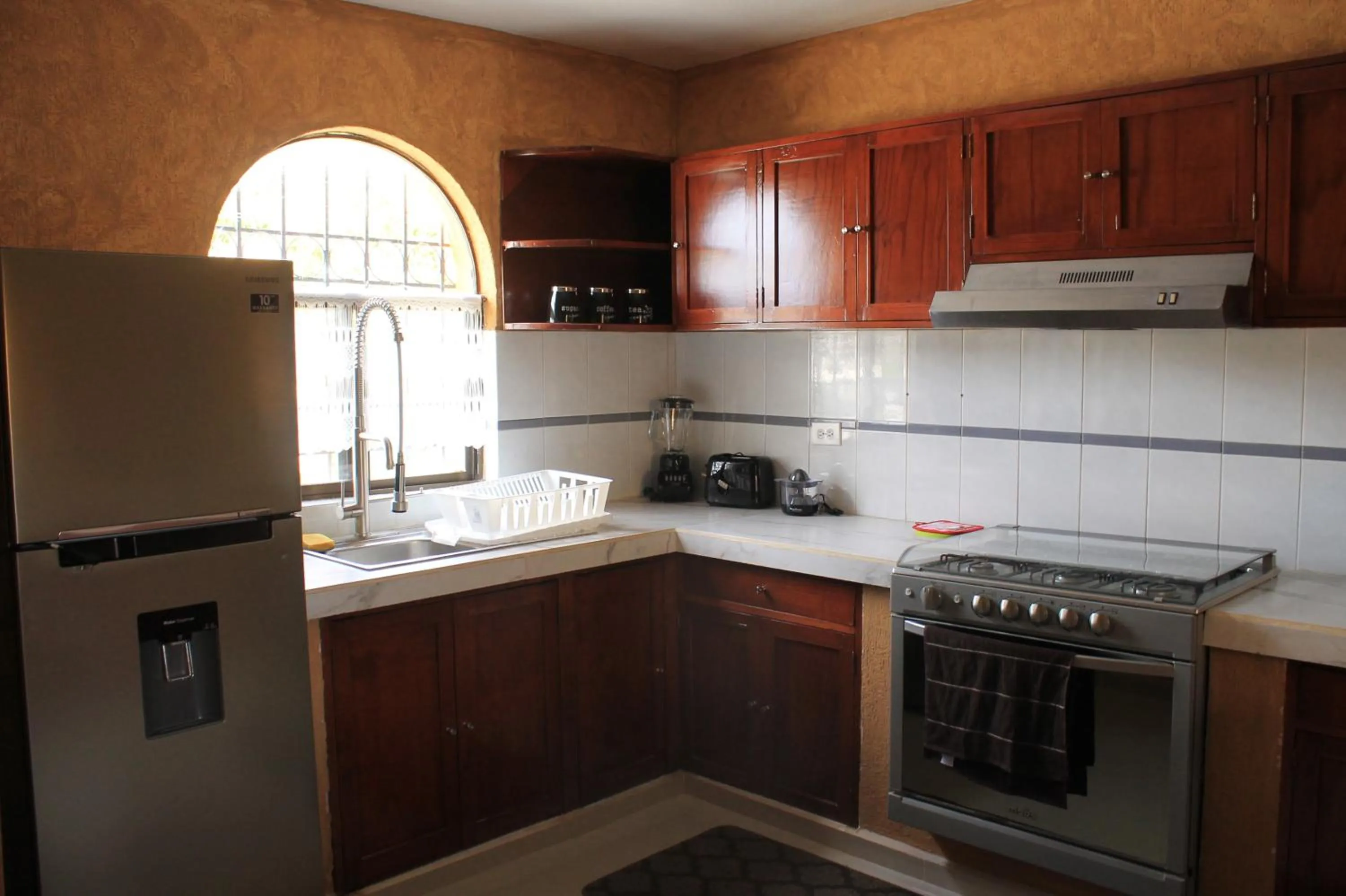 Kitchen or kitchenette in Hotel La Casona Real