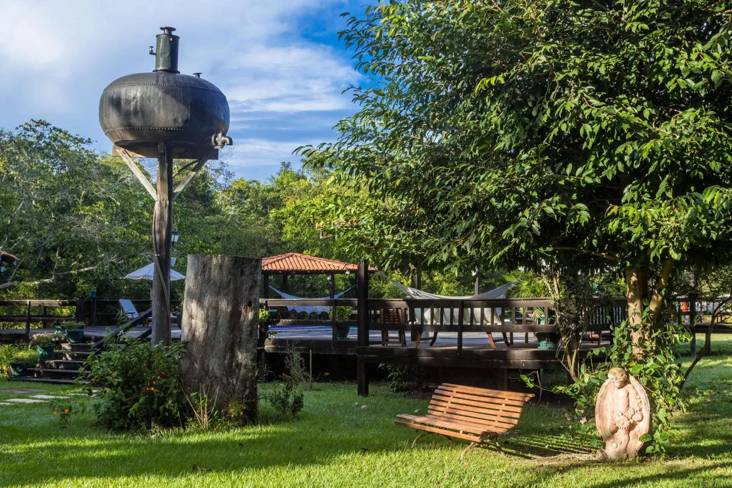 Garden in Hotel Santa Esmeralda