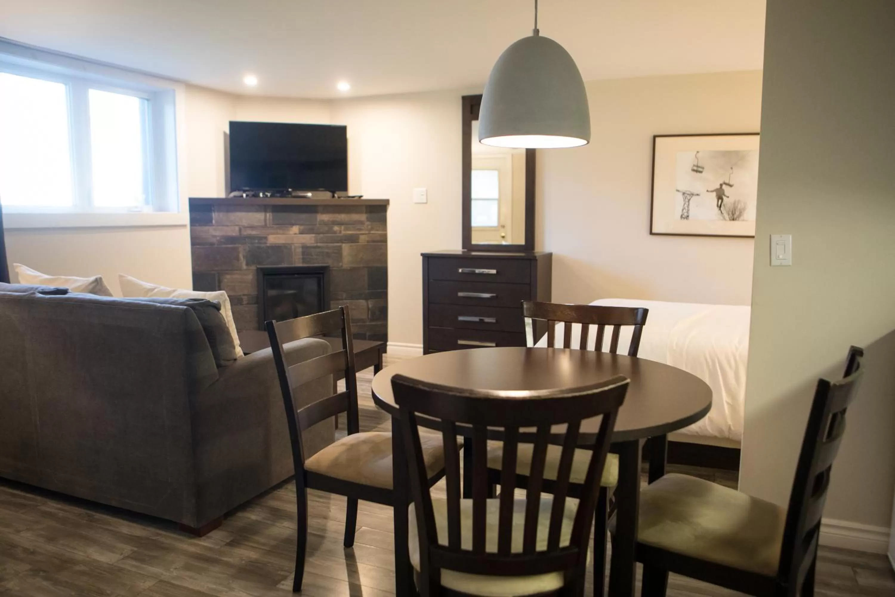 Dining Area in Le Montagnard, Auberge Hôtel & Chalets