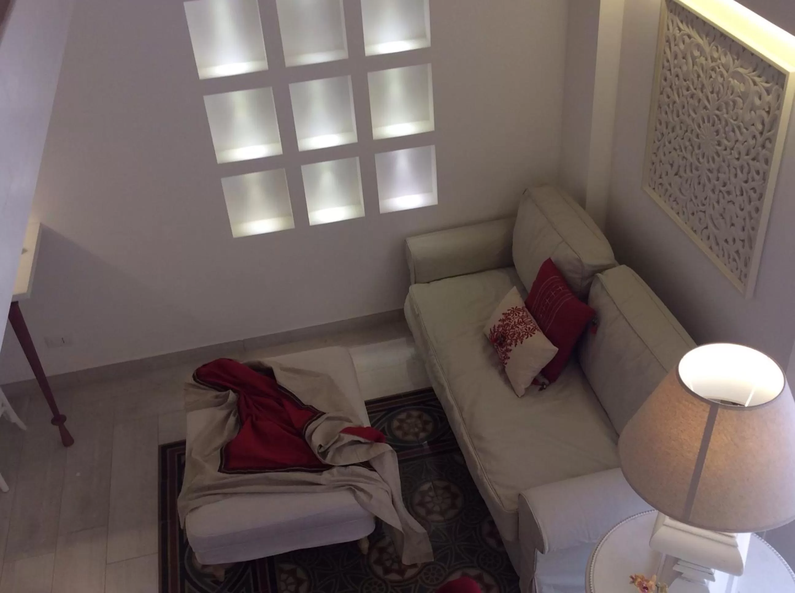 Photo of the whole room in Suite Le Perle