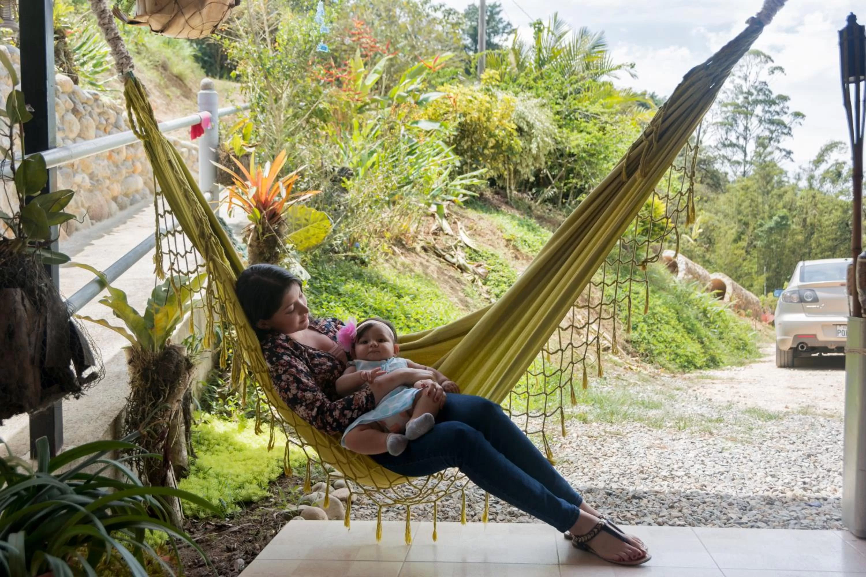 Communal lounge/ TV room in Hosteria Florecer