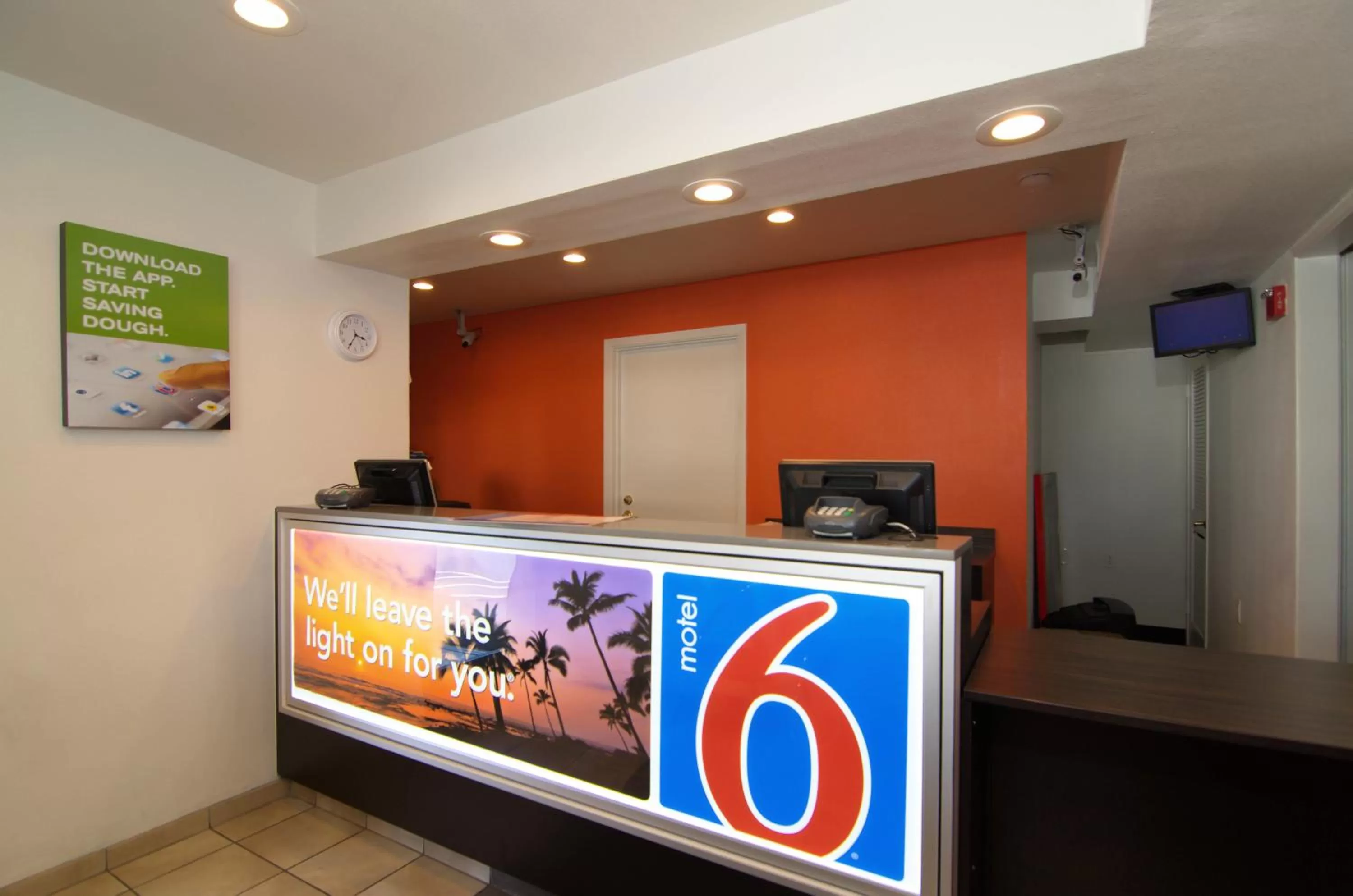 Lobby or reception in Motel 6-North Palm Springs, CA - North
