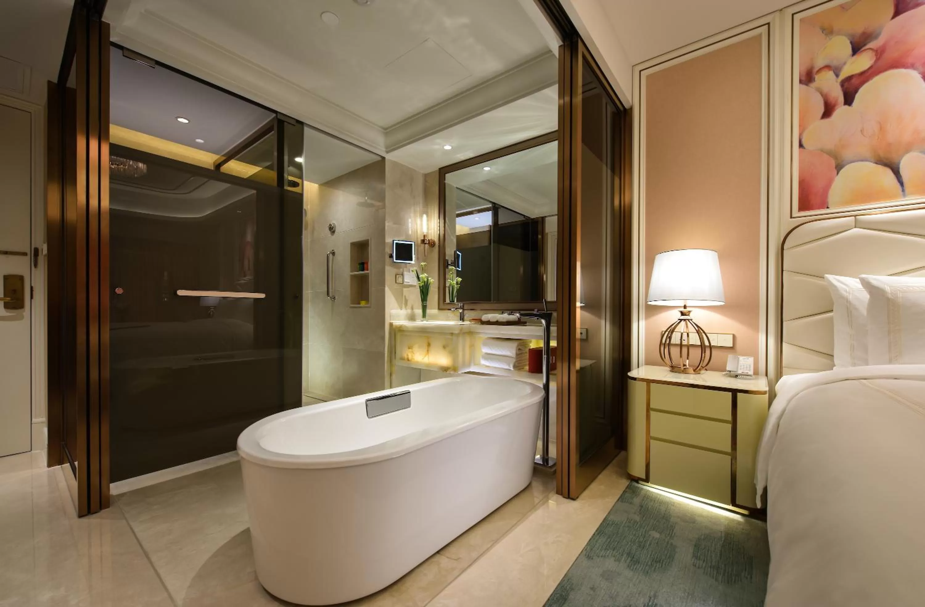 Bed in Radisson Collection Hotel, Xing Guo Shanghai