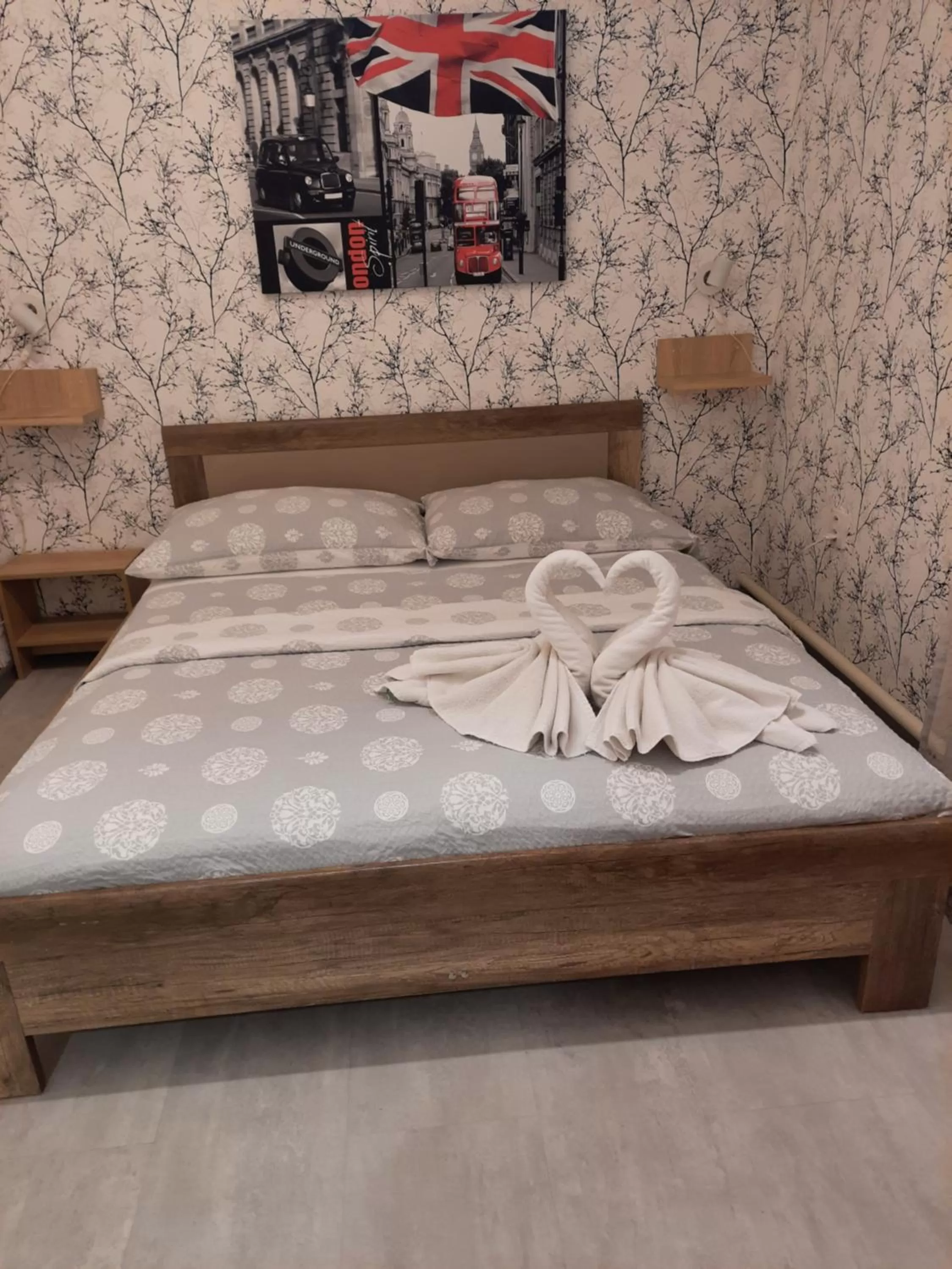Bed in Hotel Boršičanka