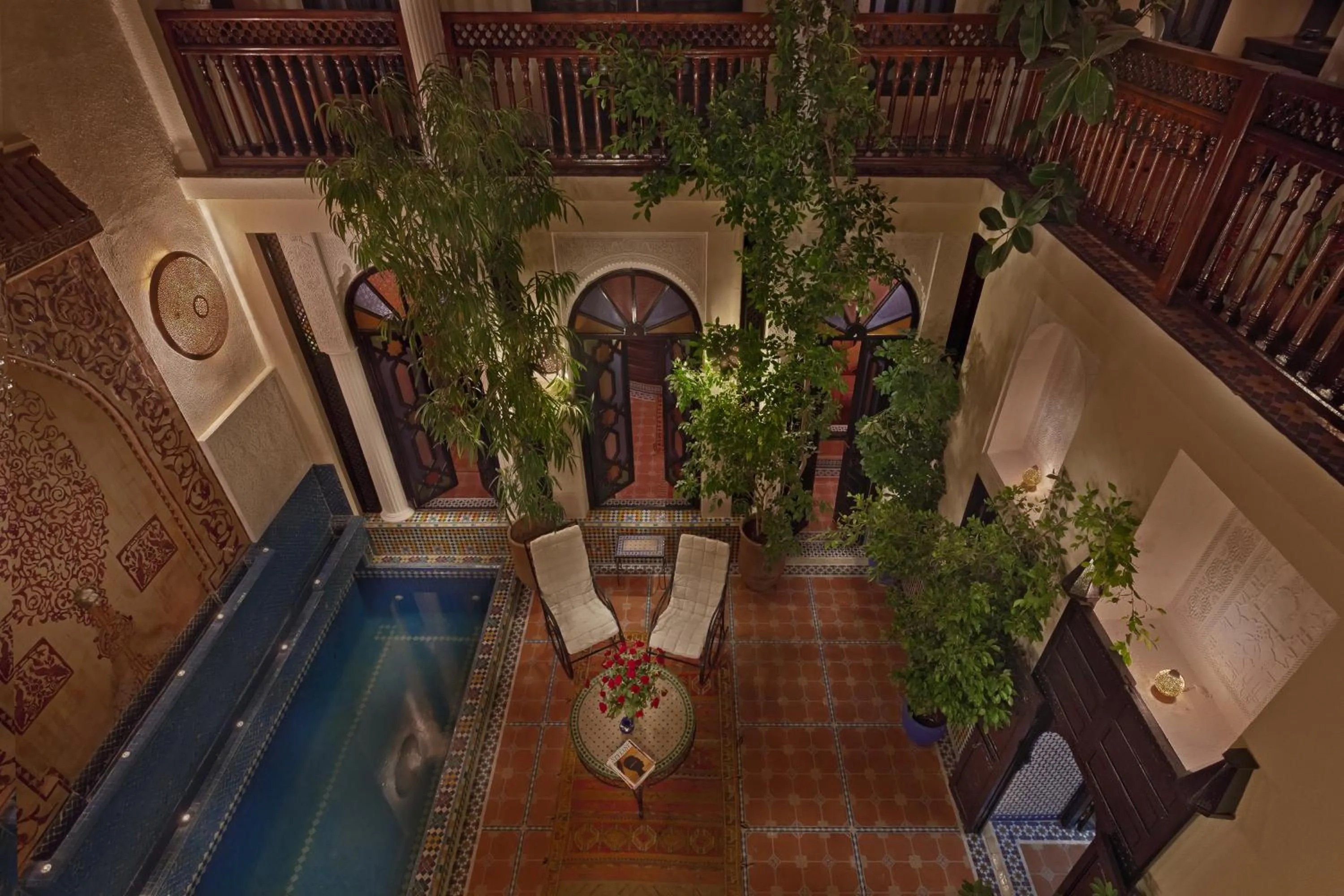 Patio in Riad 58 Blu